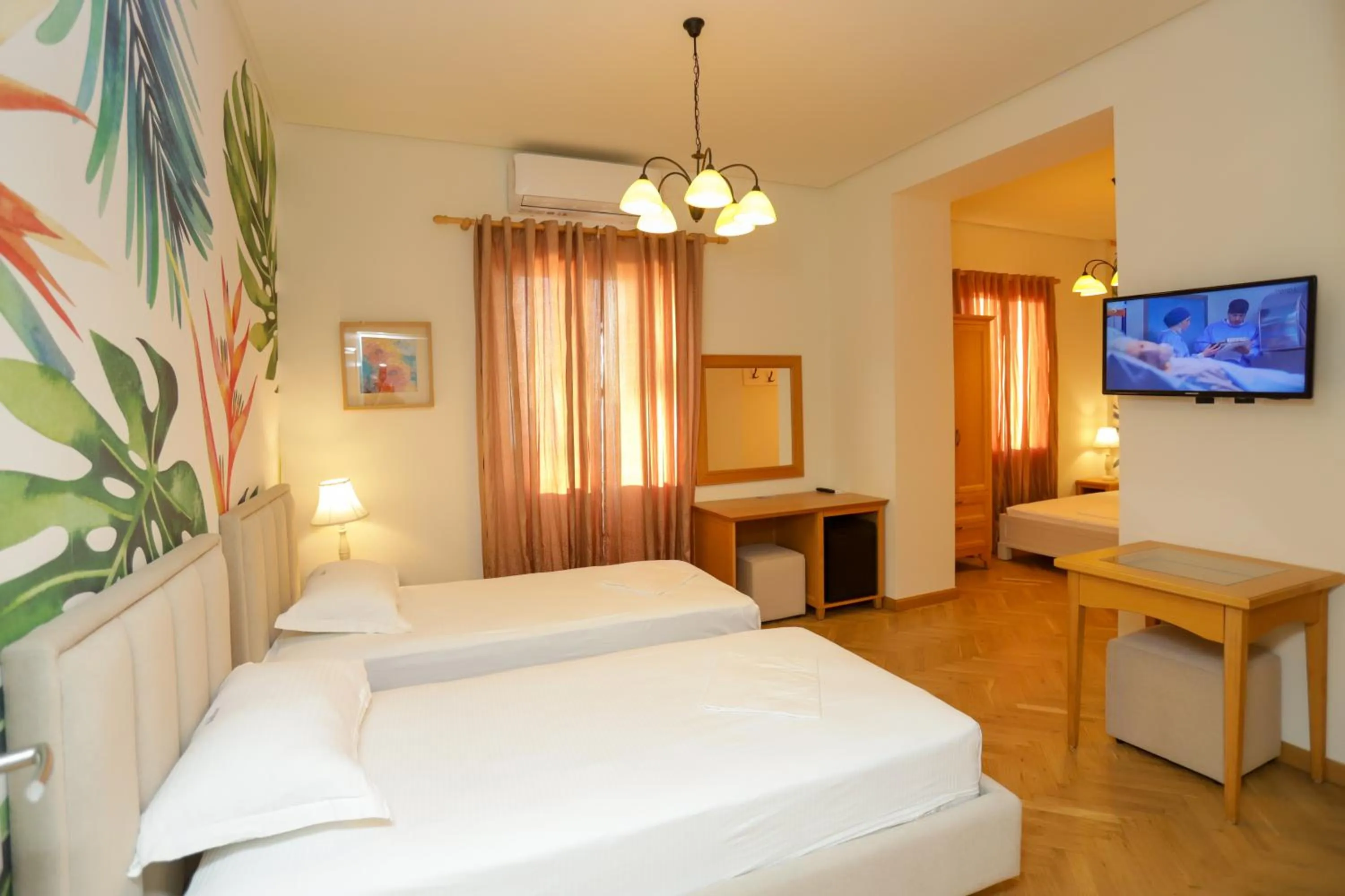 TV and multimedia, Bed in Le Palazzine Hotel