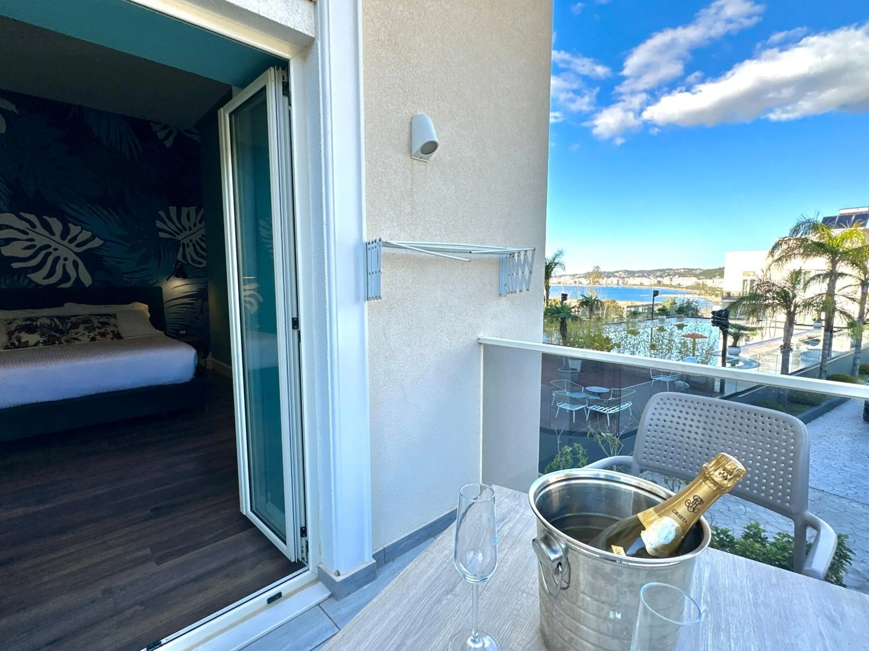 Patio in Le Palazzine Hotel