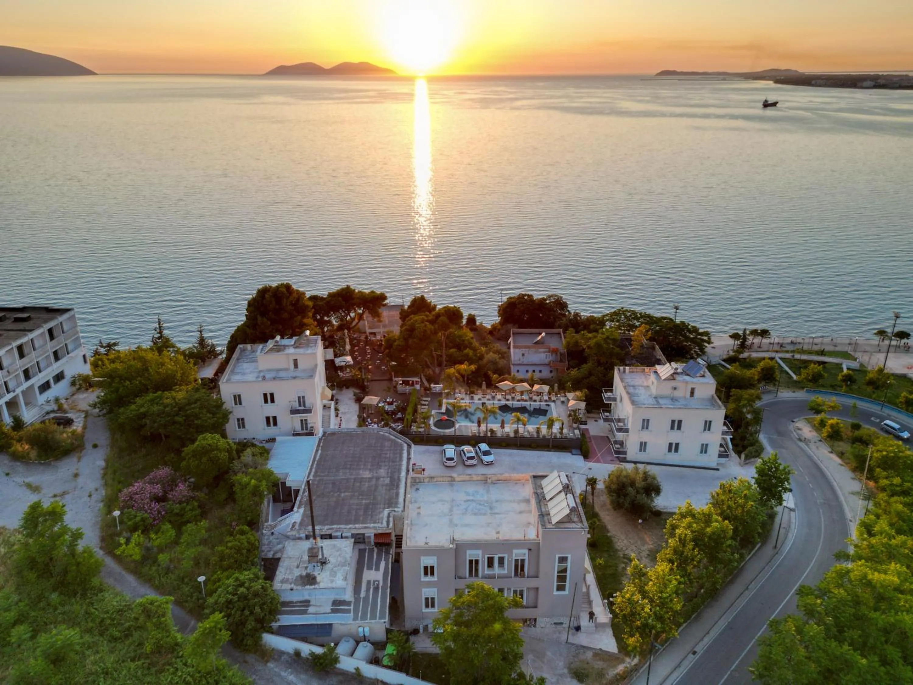 Property building in Le Palazzine Hotel