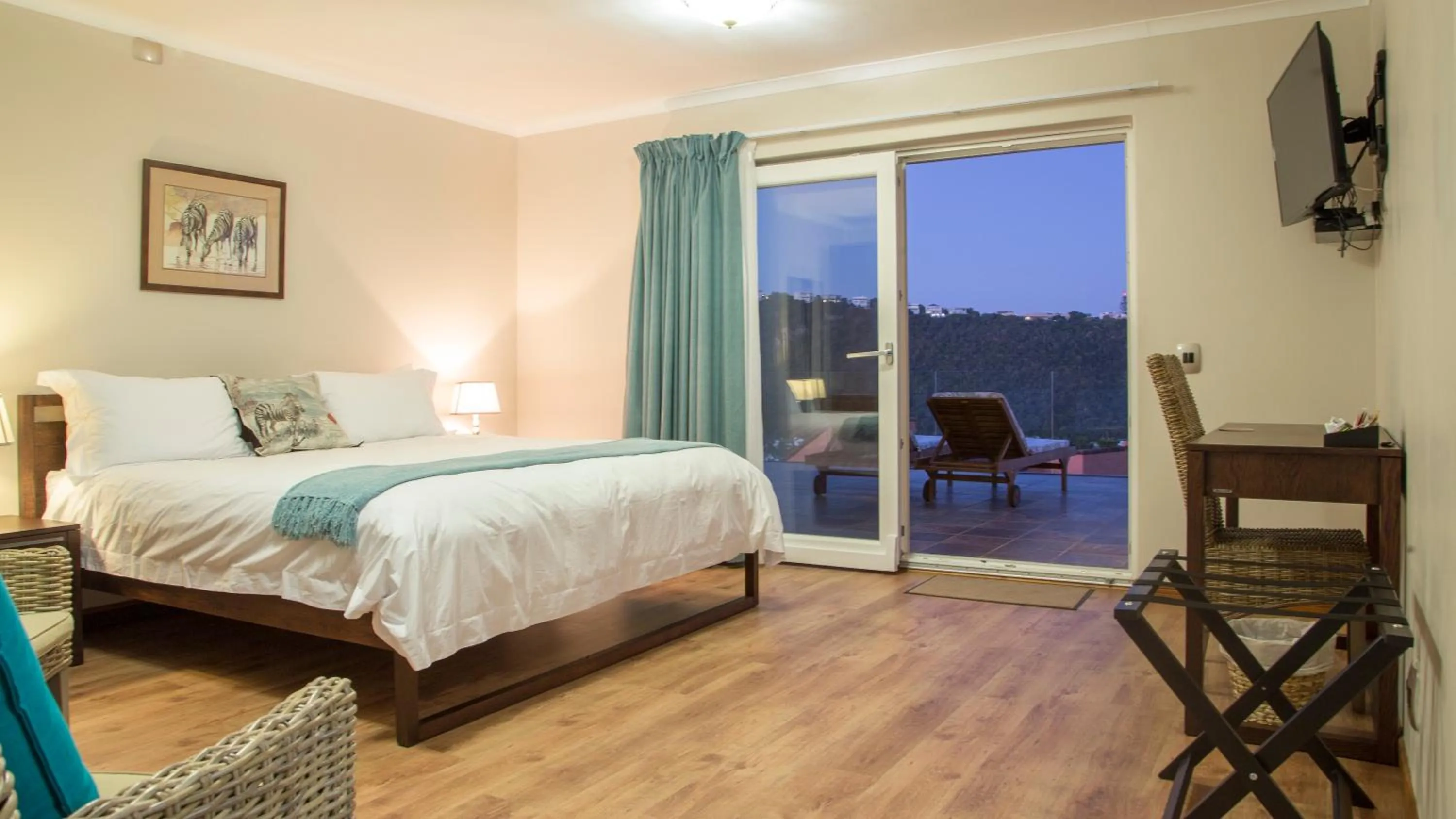 Balcony/Terrace, Bed in Lala Panzi B&B