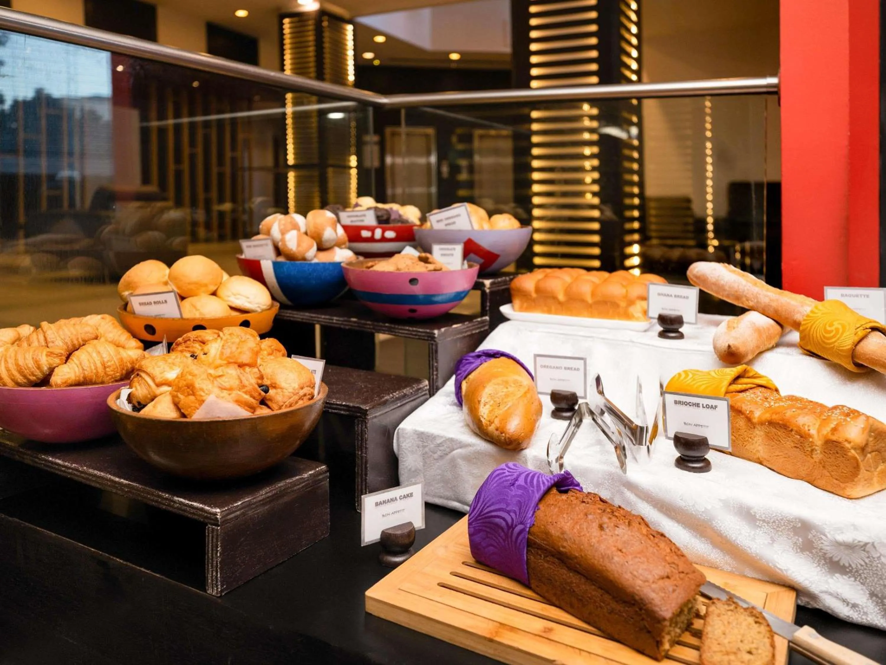 Breakfast in Ibis Styles Accra Airport