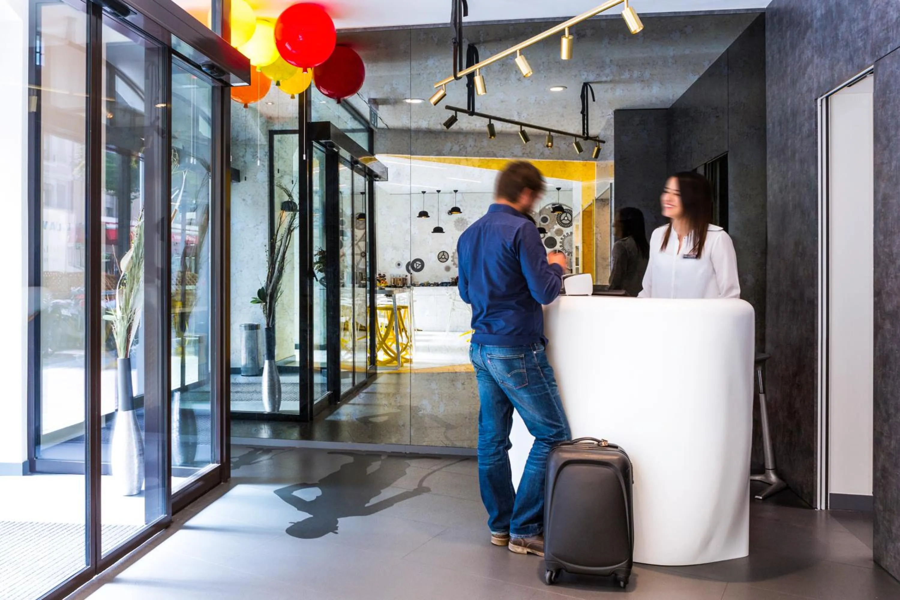 Lobby or reception in VISIONAPARTMENTS Rue de Berne - contactless check-in
