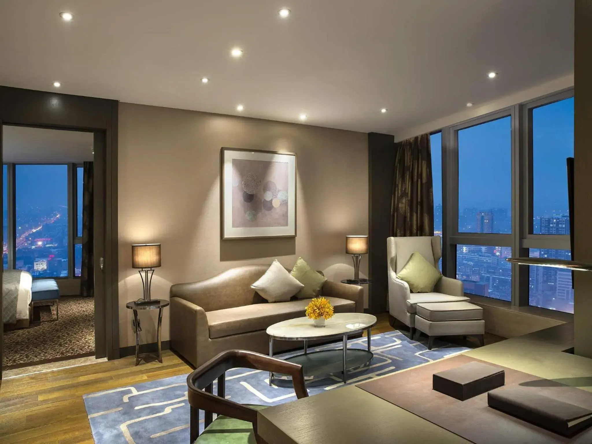 Junior King Suite with Club Access in Sofitel Lianyungang Suning Junior King Suite with Club Access in Sofitel Lianyungang Suning