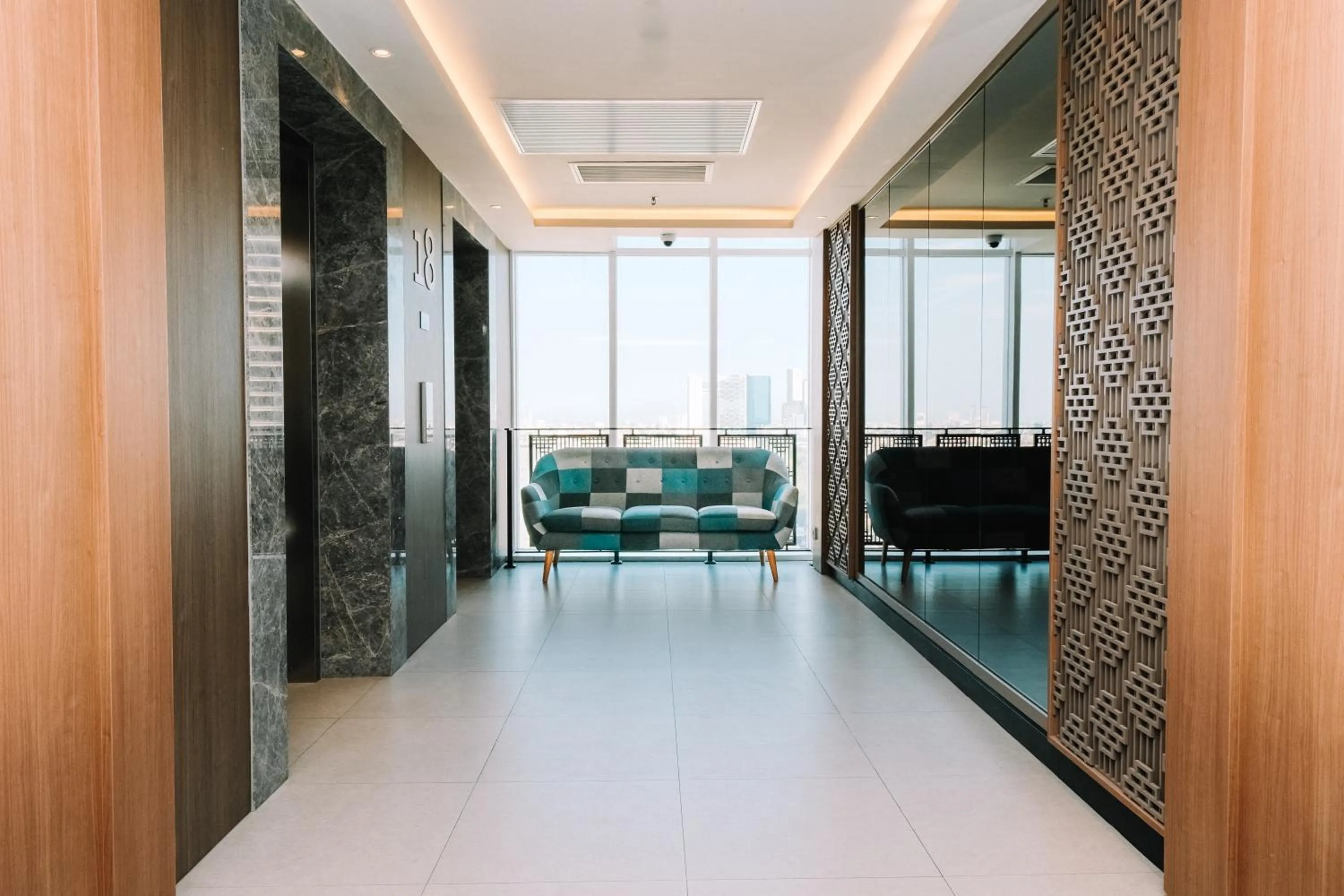 Decorative detail in Deka Hotel Surabaya HR Muhammad