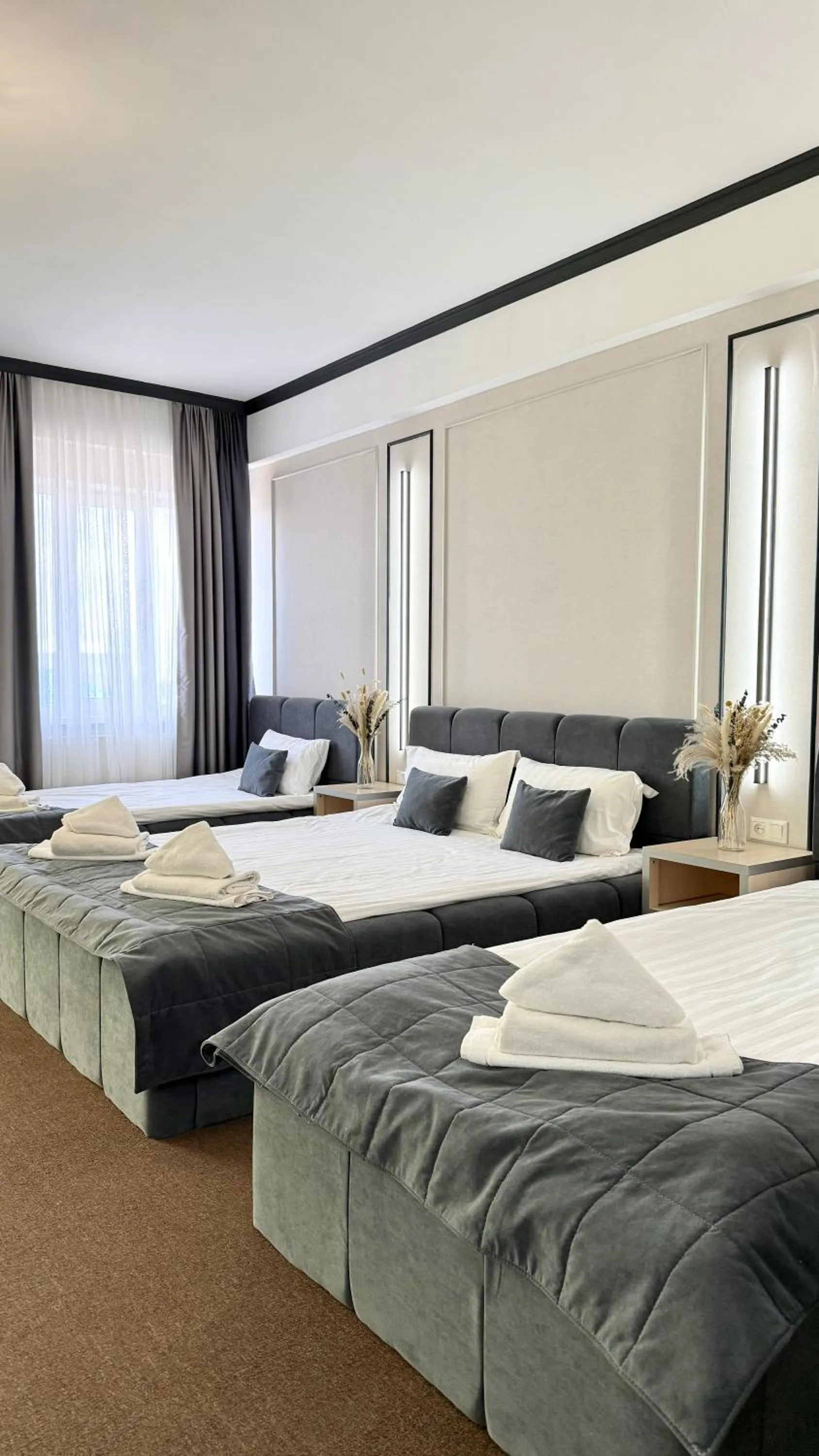 Bed in Caravan Hotel