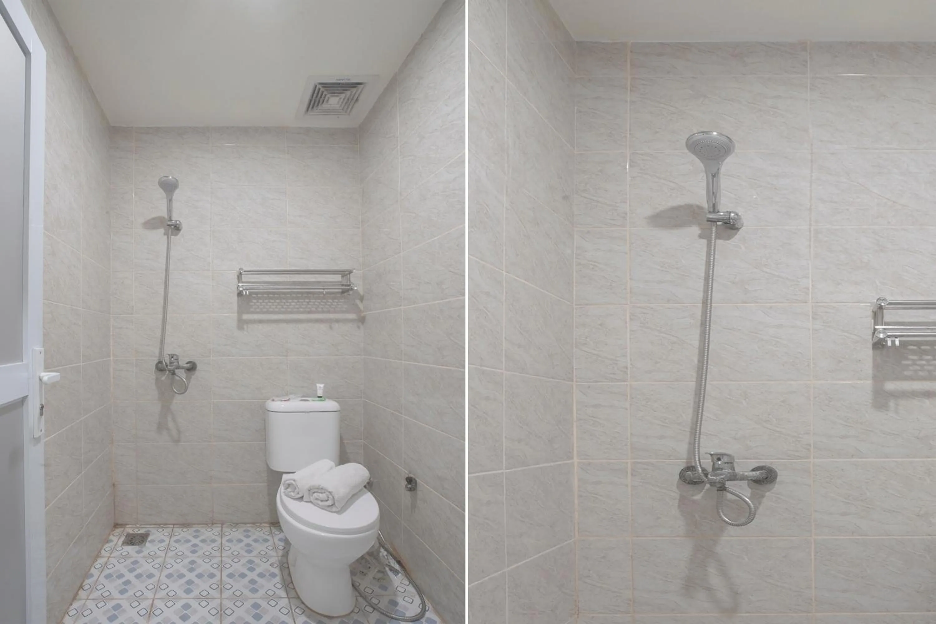 Bathroom in Collection O near Harbour Bay Mall formerly Kansa Hotel