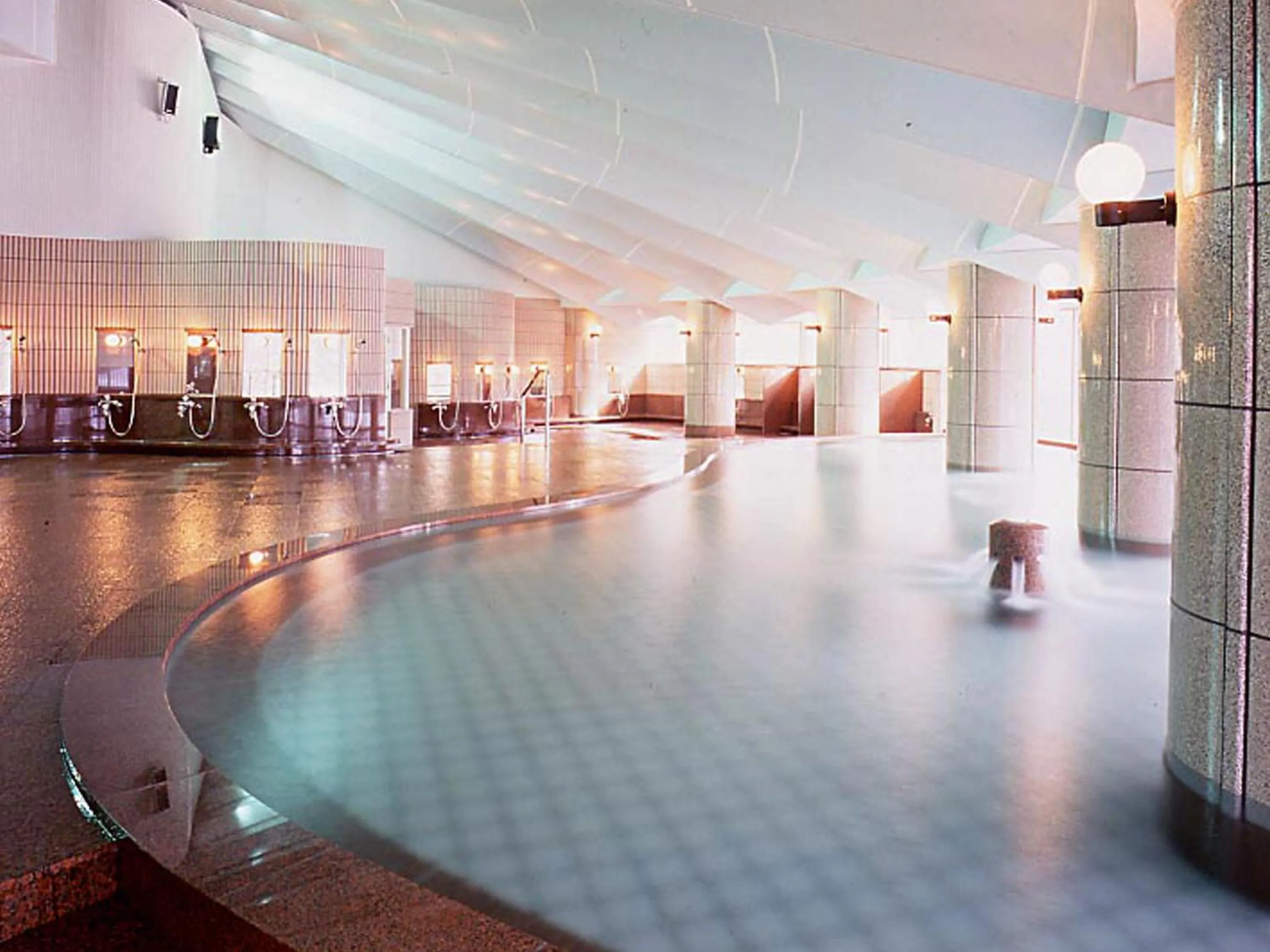 Hot Spring Bath in Urabandai Lake Resort Goshiki no Mori