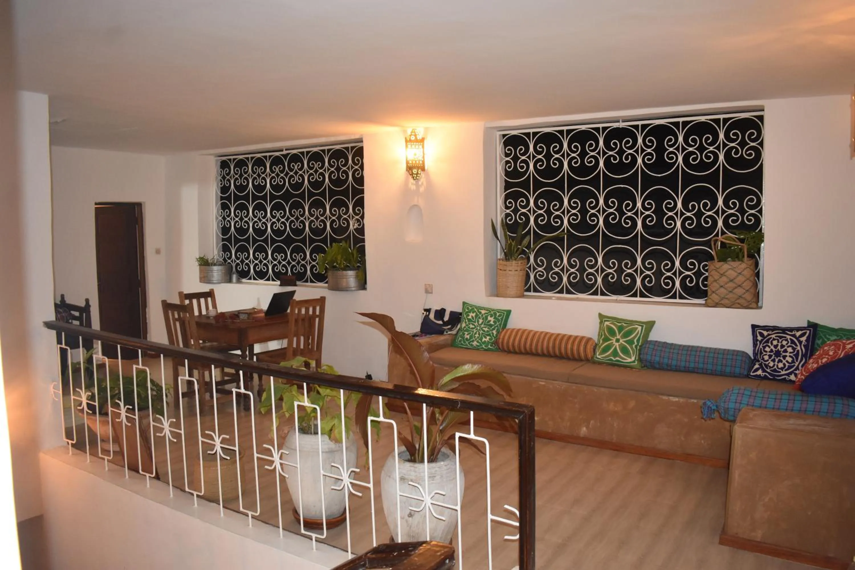 Living room in Riverman Hotel