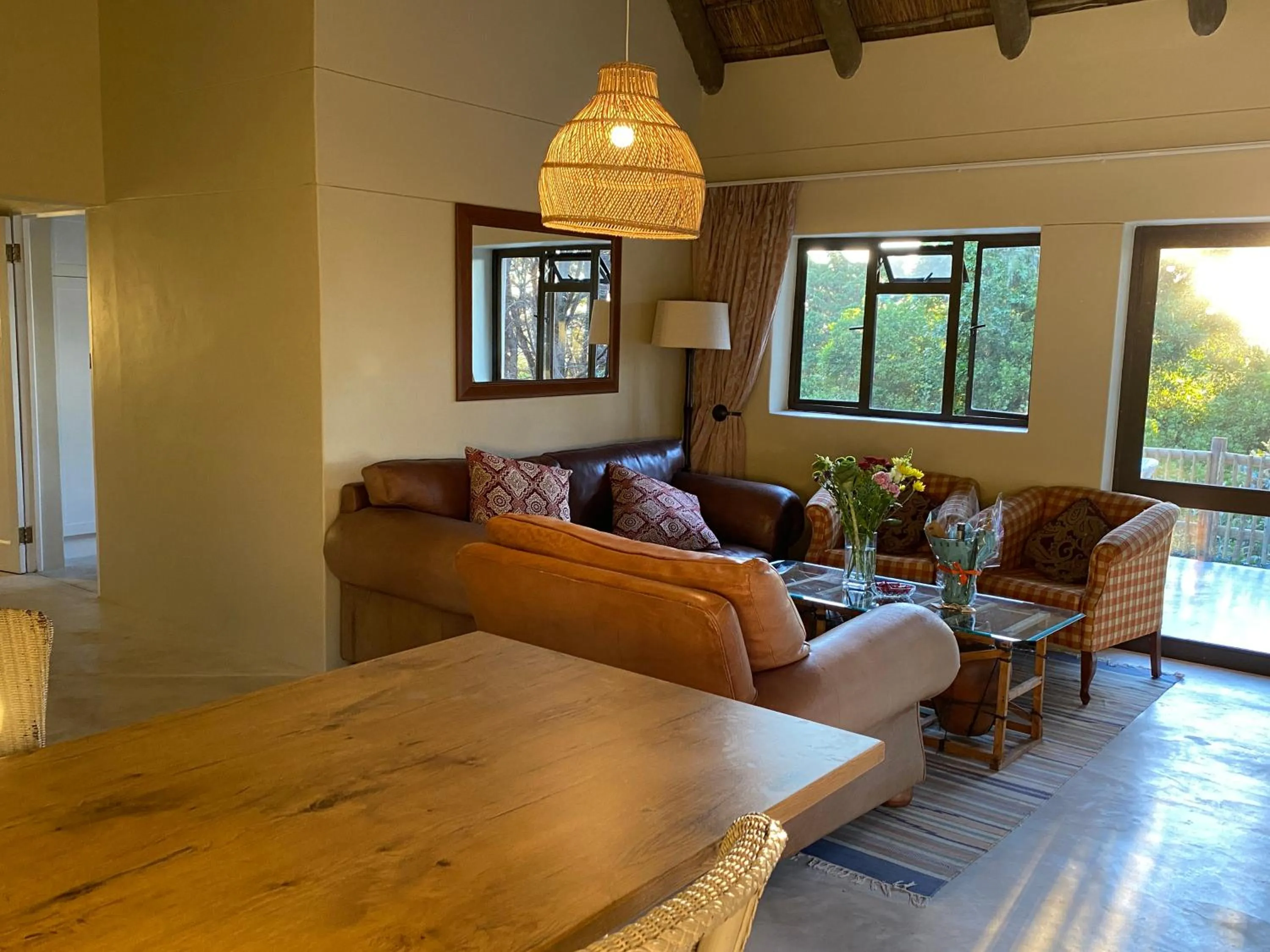 Living room in Wild Rose Country Lodge