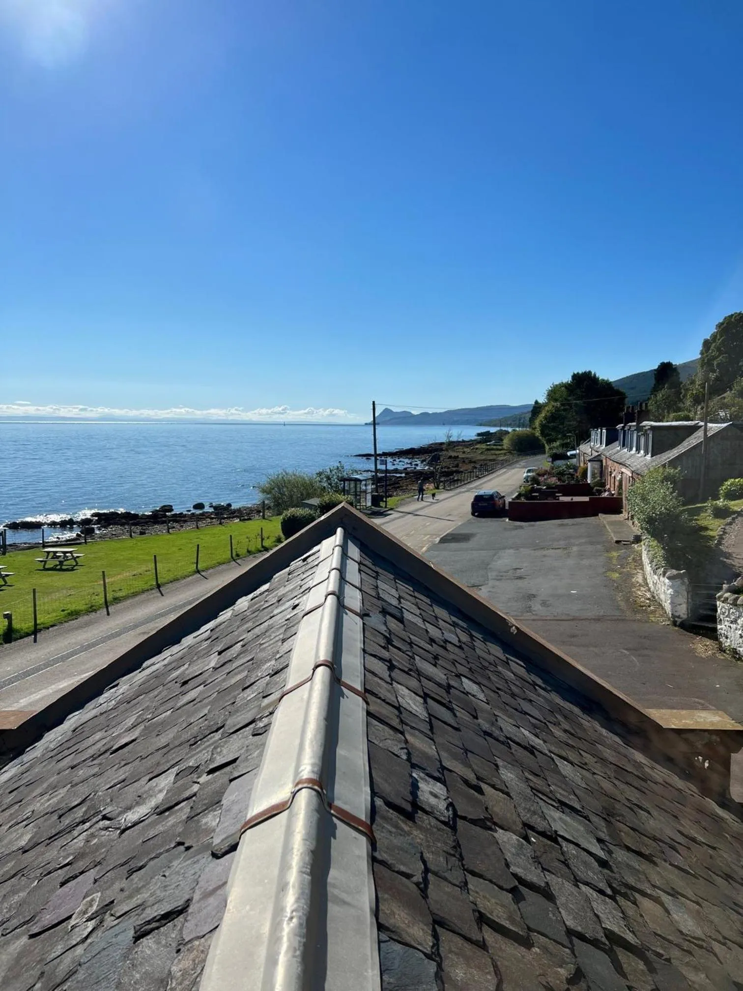 Mountain view in The Corrie Hotel