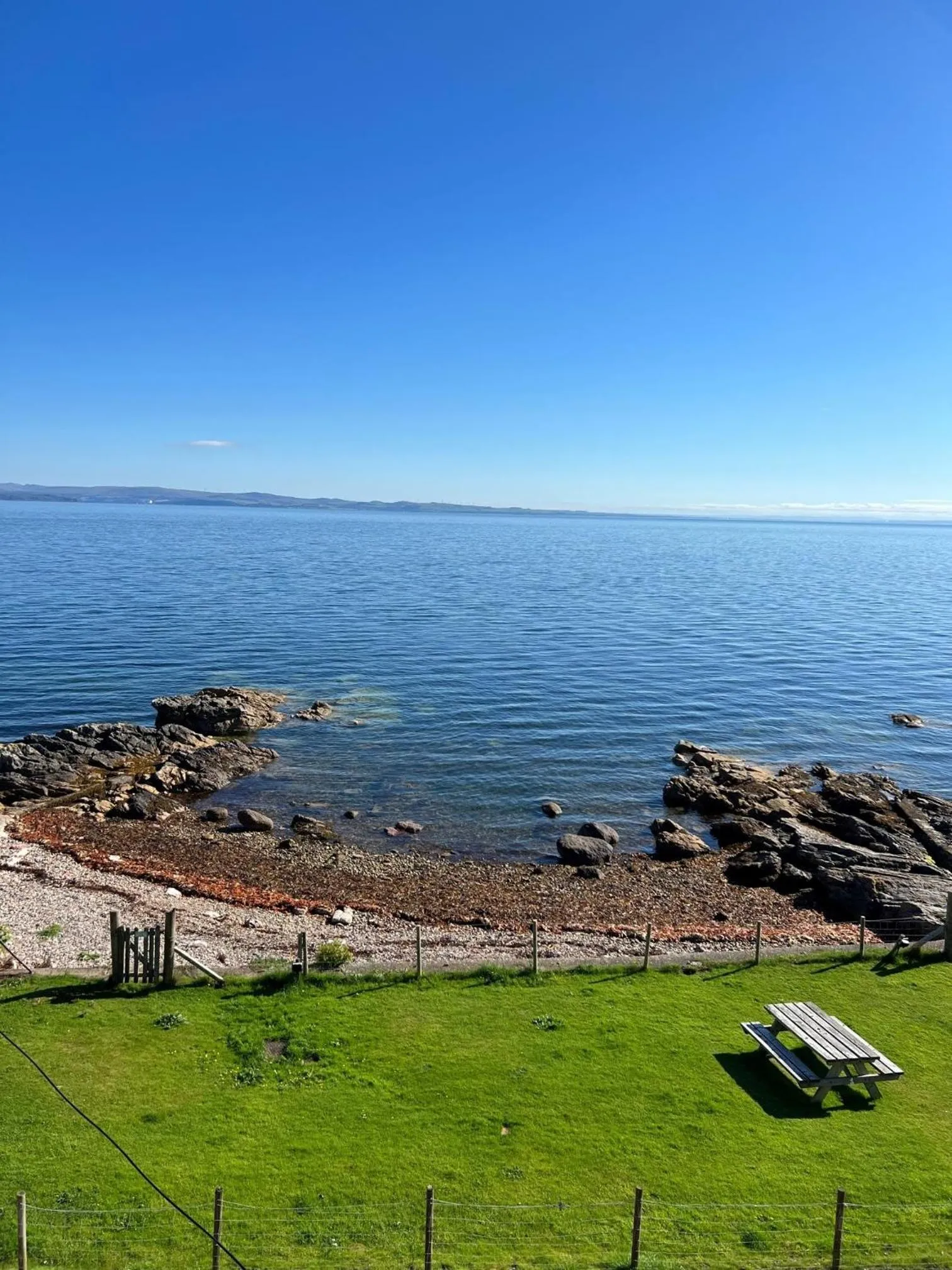 Beach in The Corrie Hotel