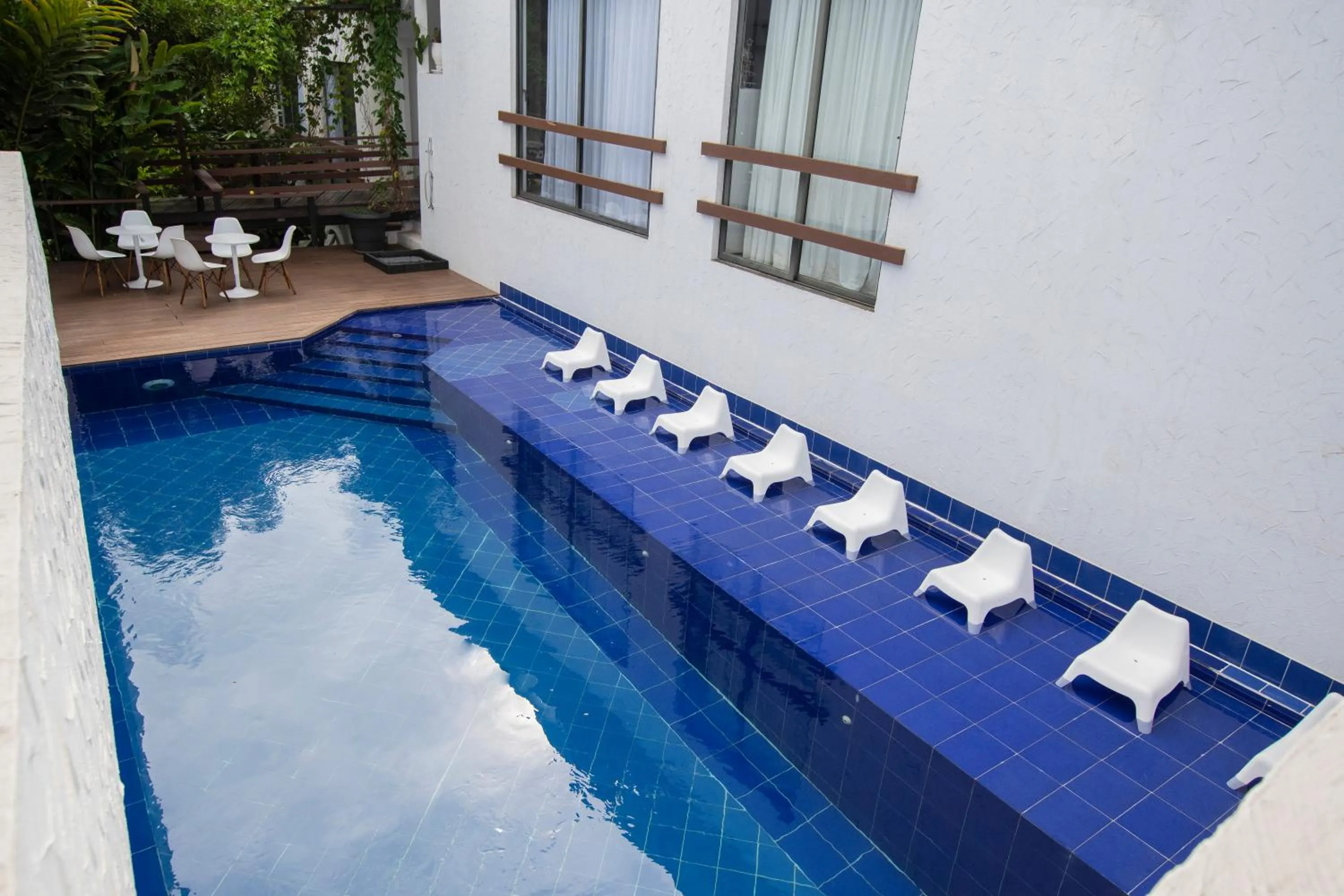 Swimming pool in Golden Bay Galapagos