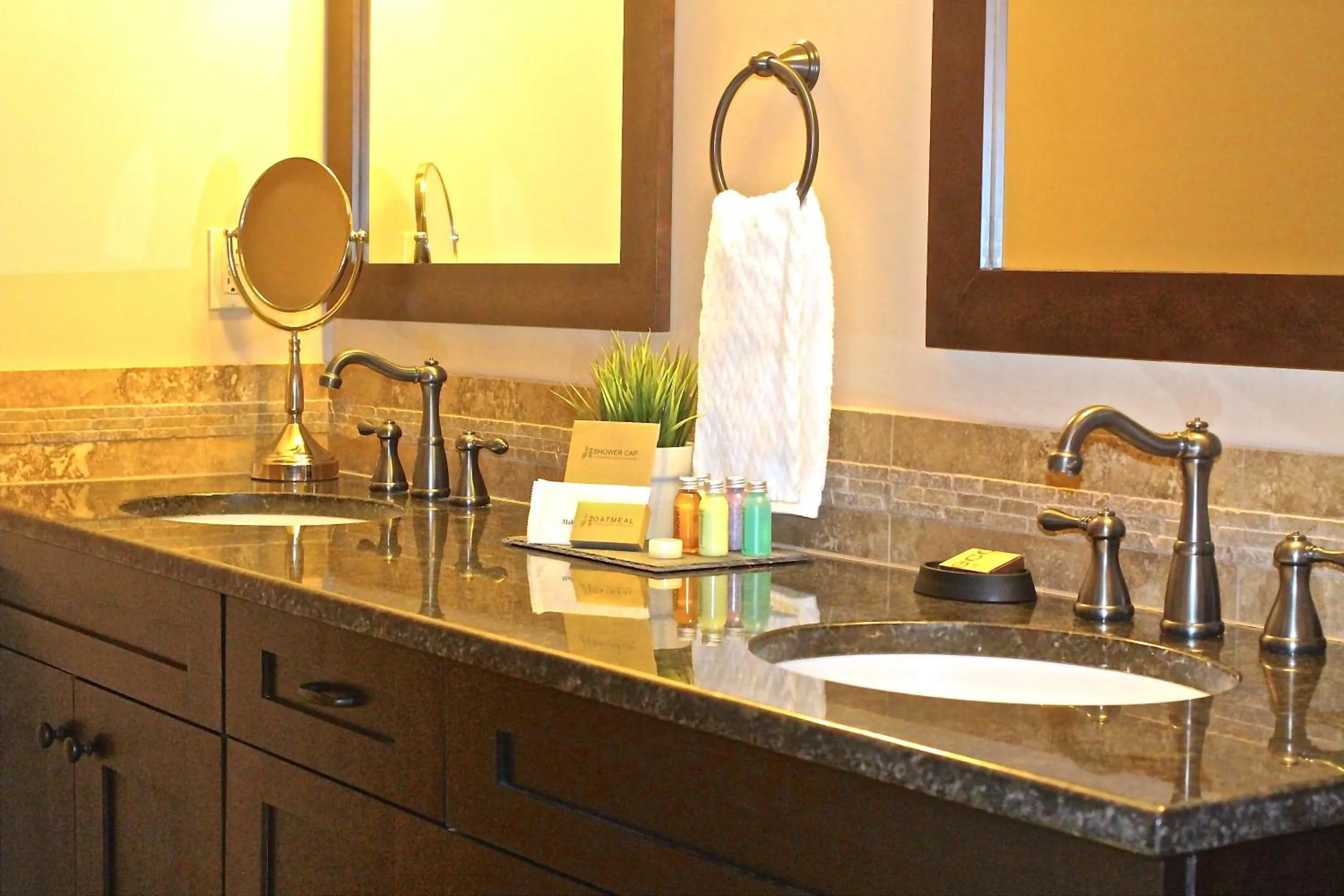 Shower in Luxury Canmore Vacations