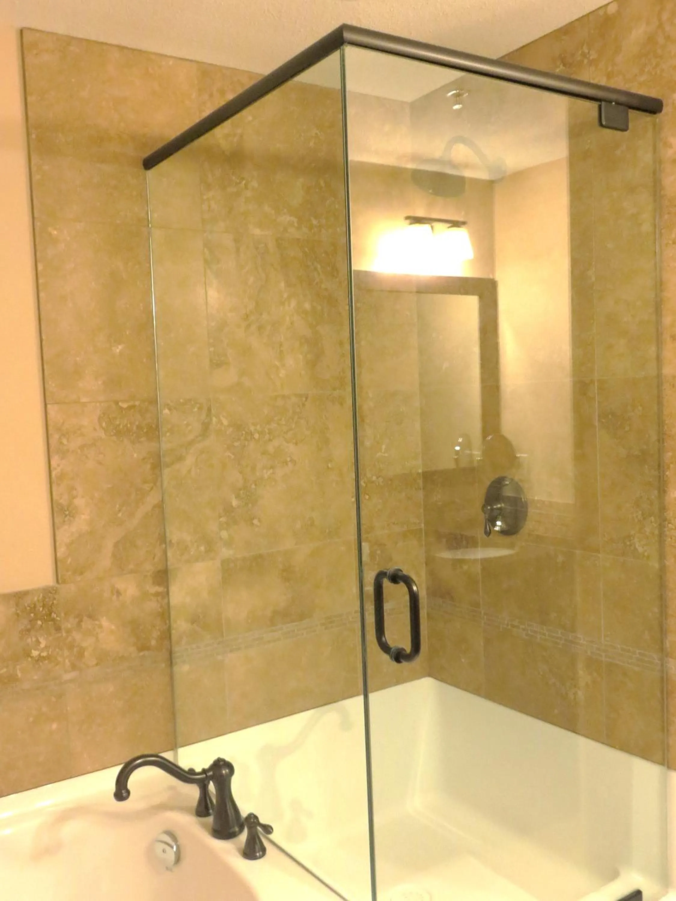 Shower in Luxury Canmore Vacations