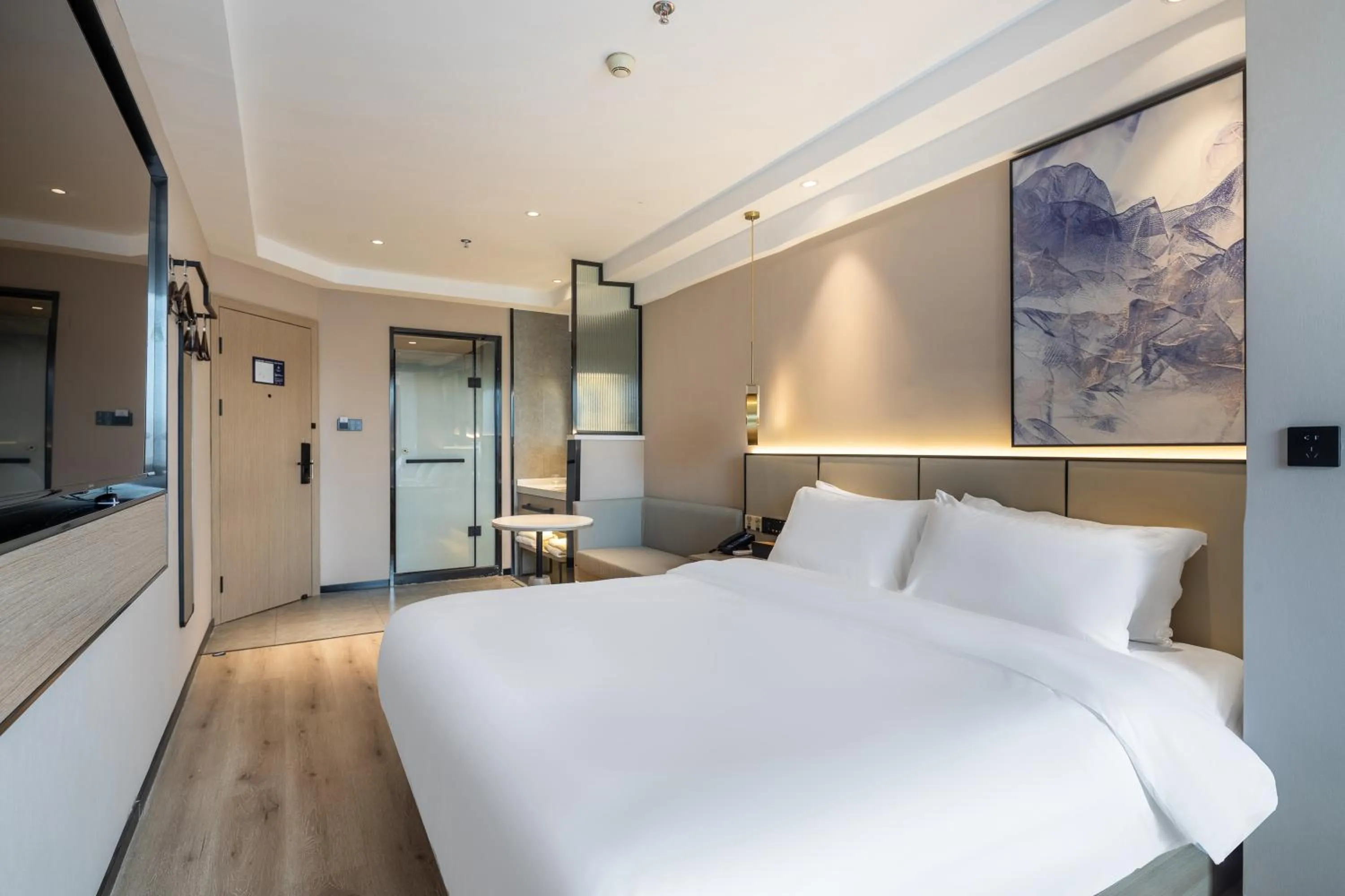 TV and multimedia, Bed in Xinhuating Business Hotel