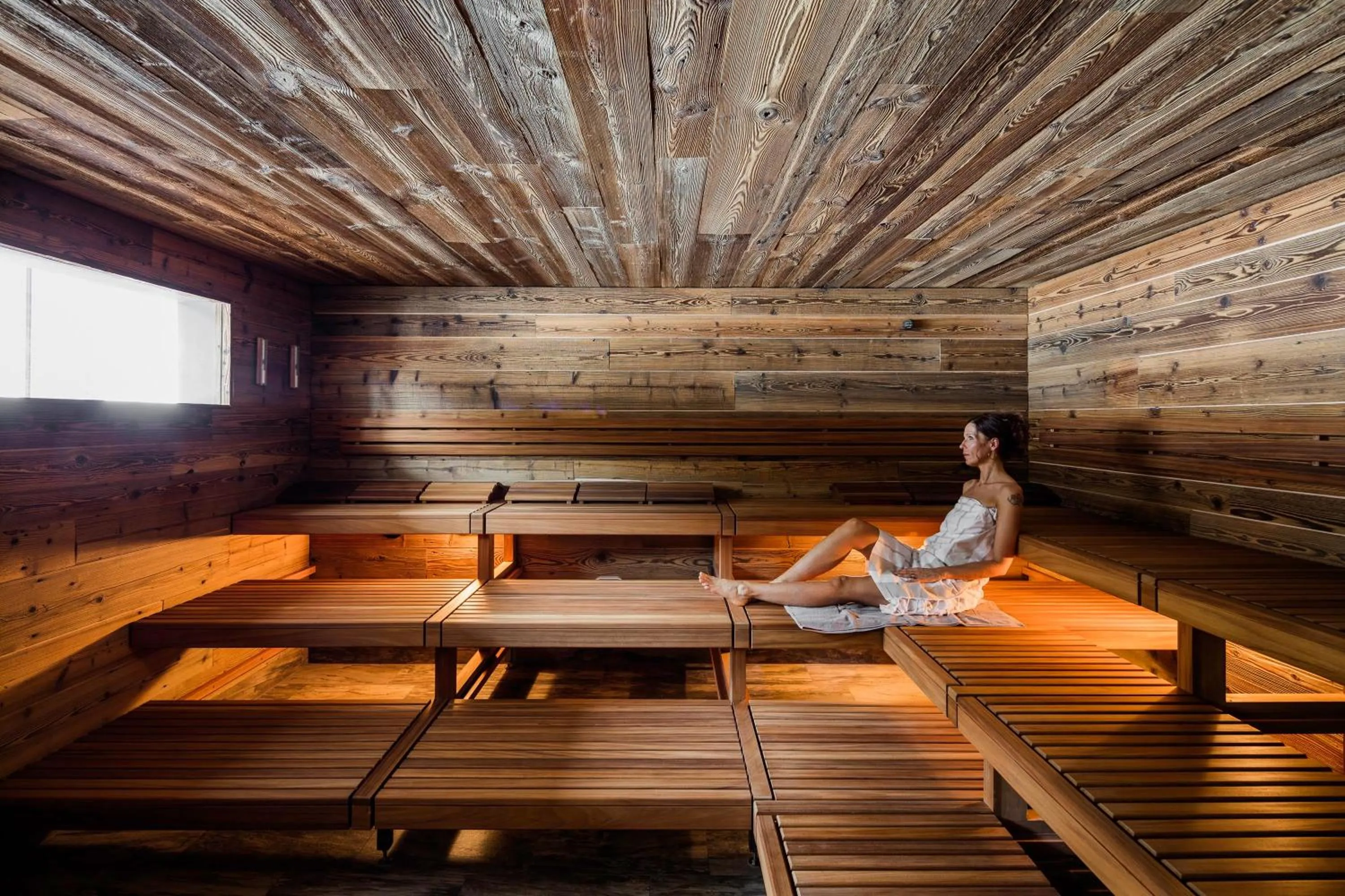 Sauna in Säntis - das Hotel