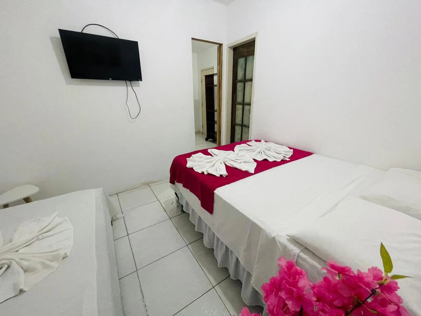 Bed in Pousada Campo Verde