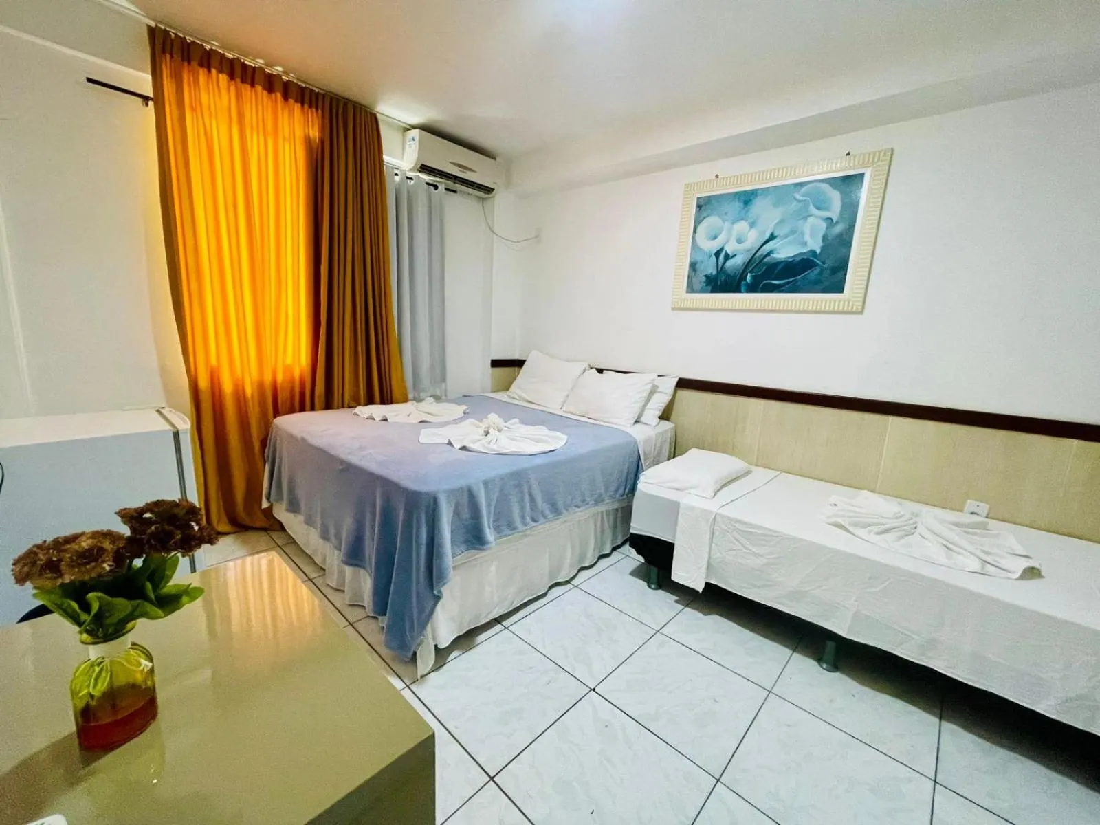 Bed in Pousada Campo Verde