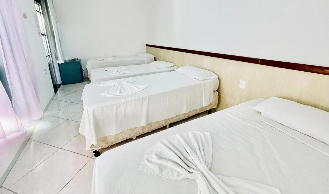 Bed in Pousada Campo Verde