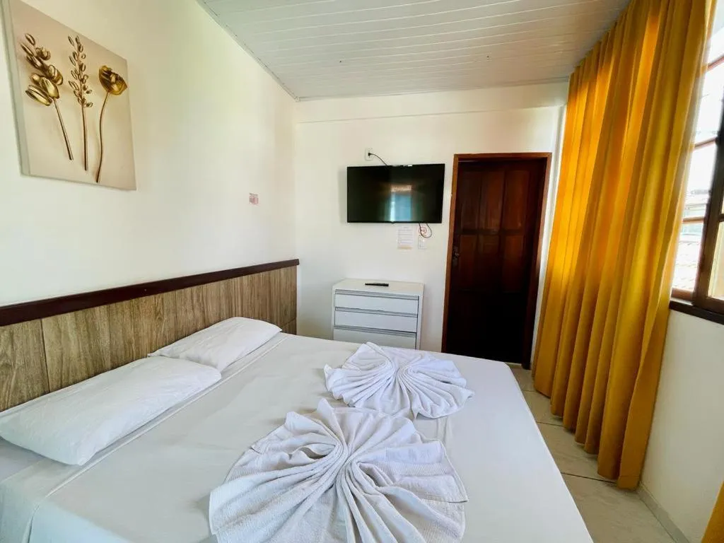 Bed in Pousada Campo Verde