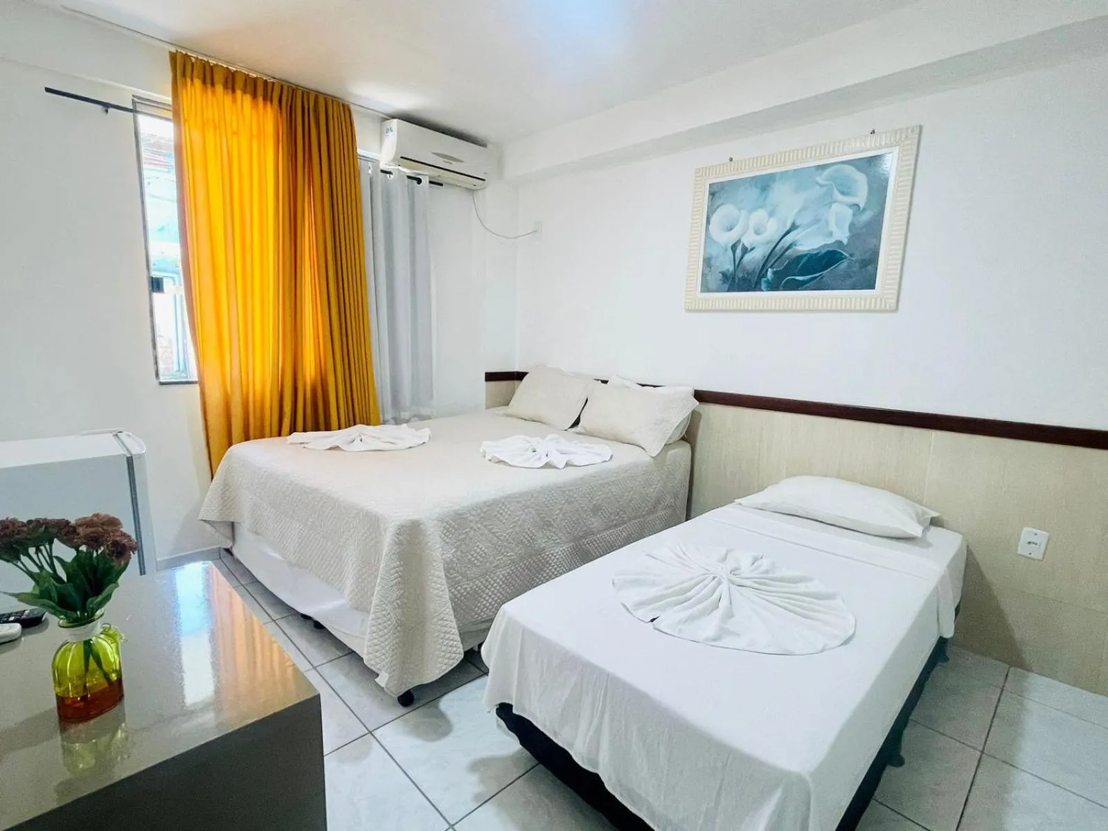 Bed in Pousada Campo Verde