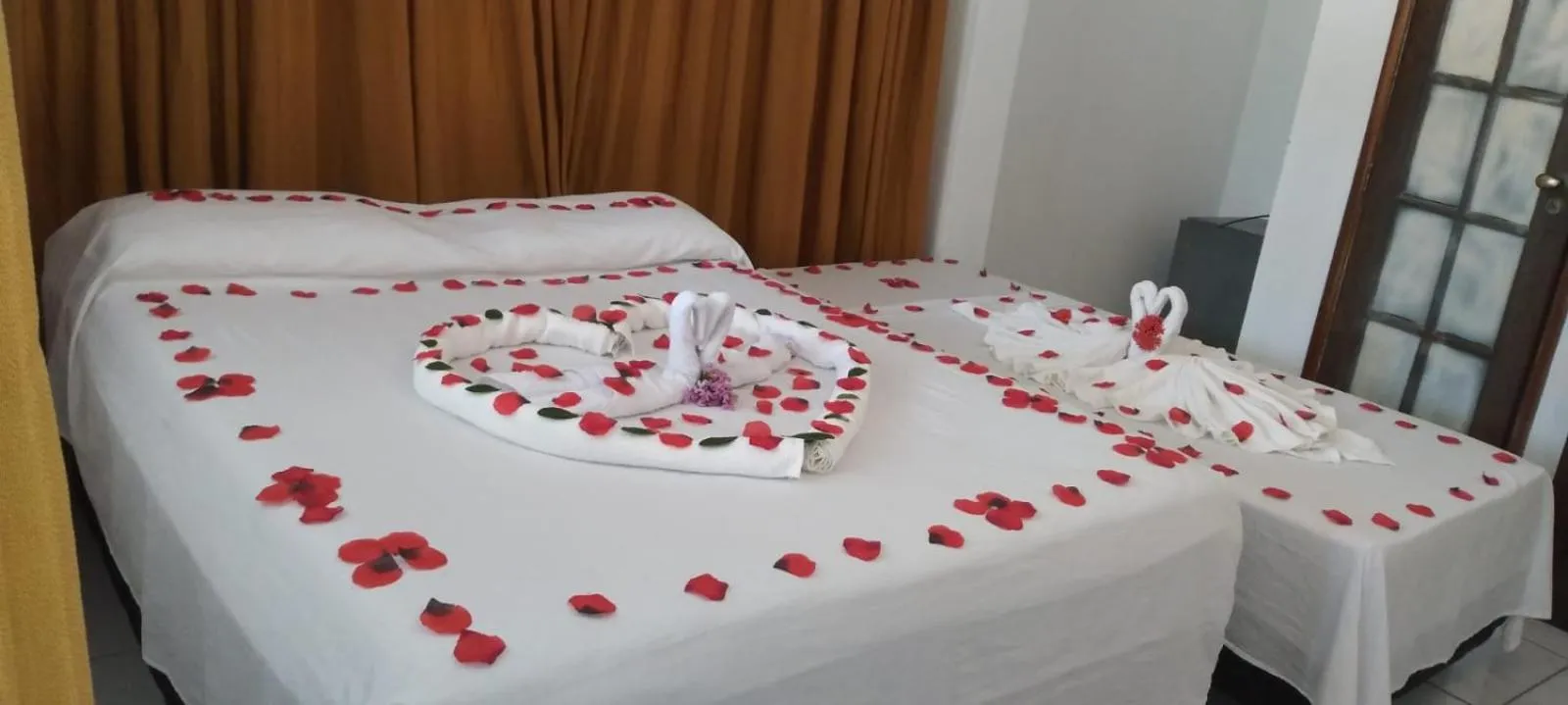 Bed in Pousada Campo Verde