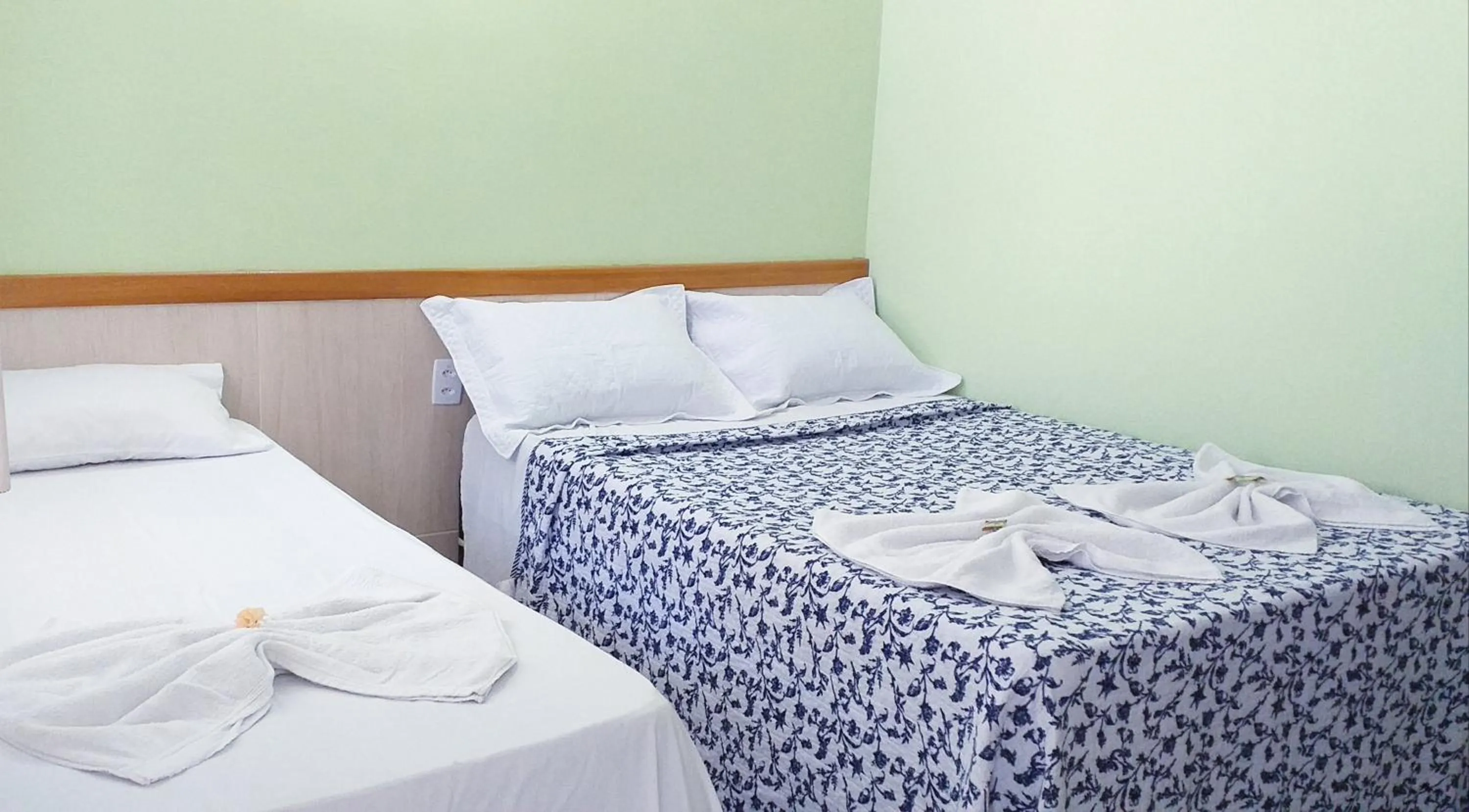 Bed in Pousada Campo Verde