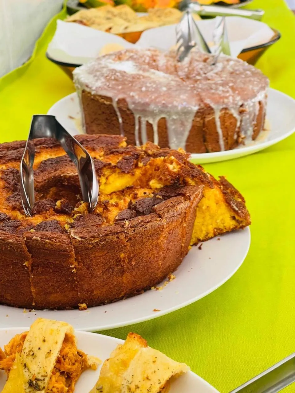 Buffet breakfast in Pousada Campo Verde