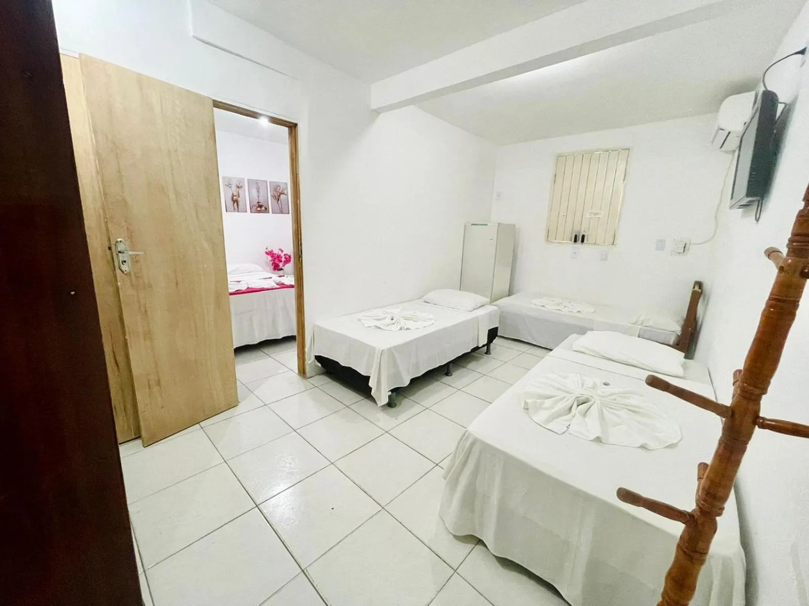 Bed in Pousada Campo Verde