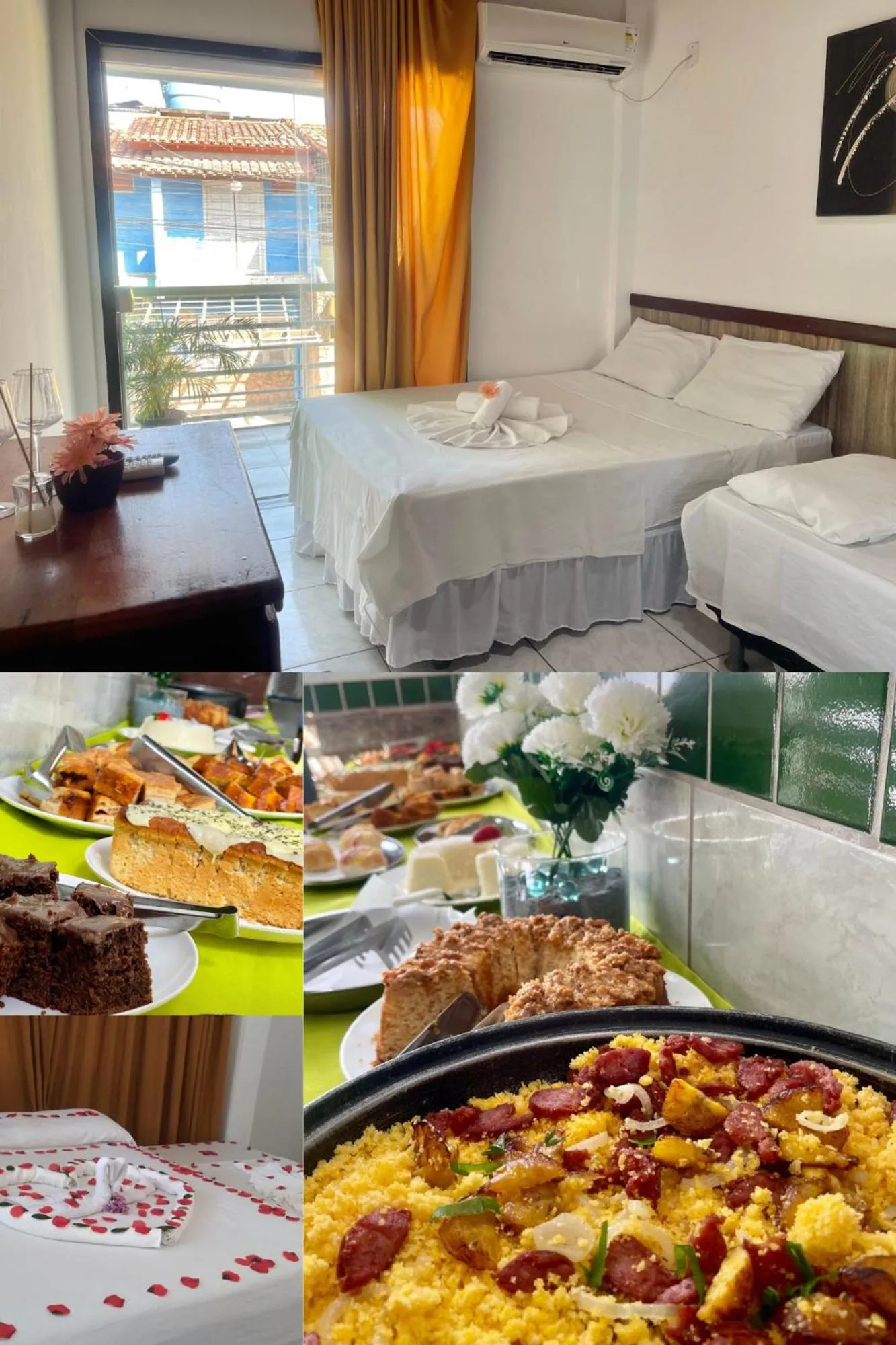 Bed in Pousada Campo Verde