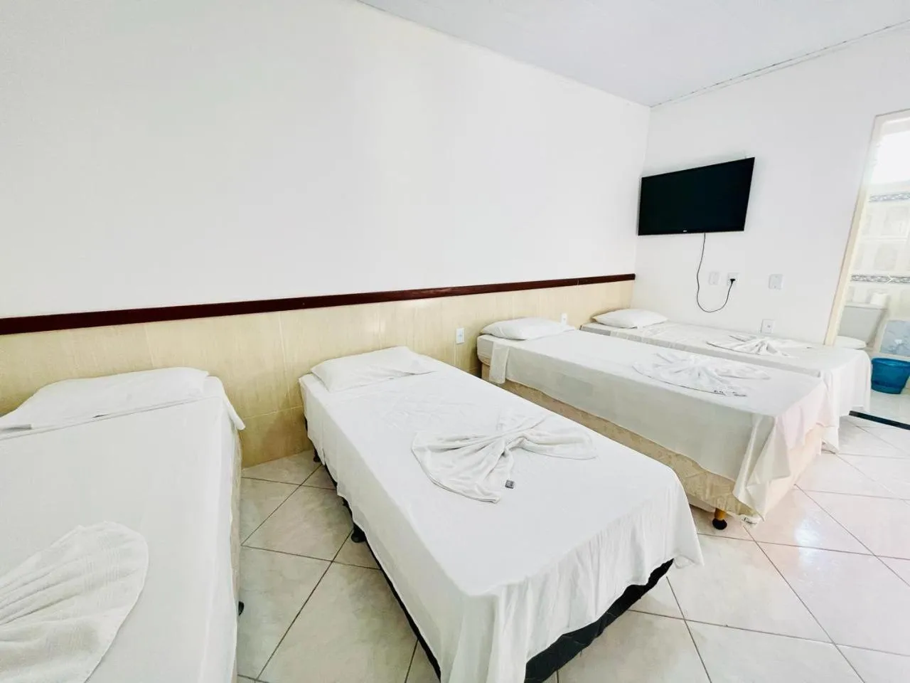 Bed in Pousada Campo Verde