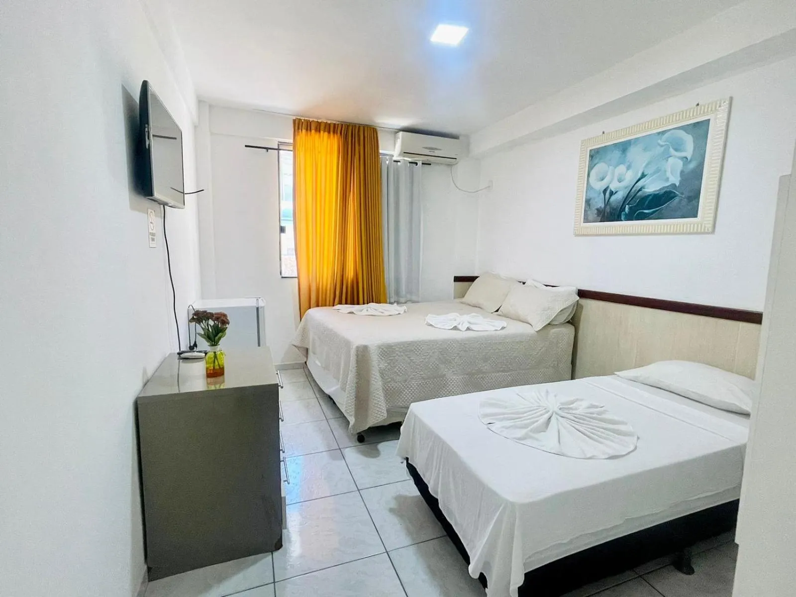 Bed in Pousada Campo Verde