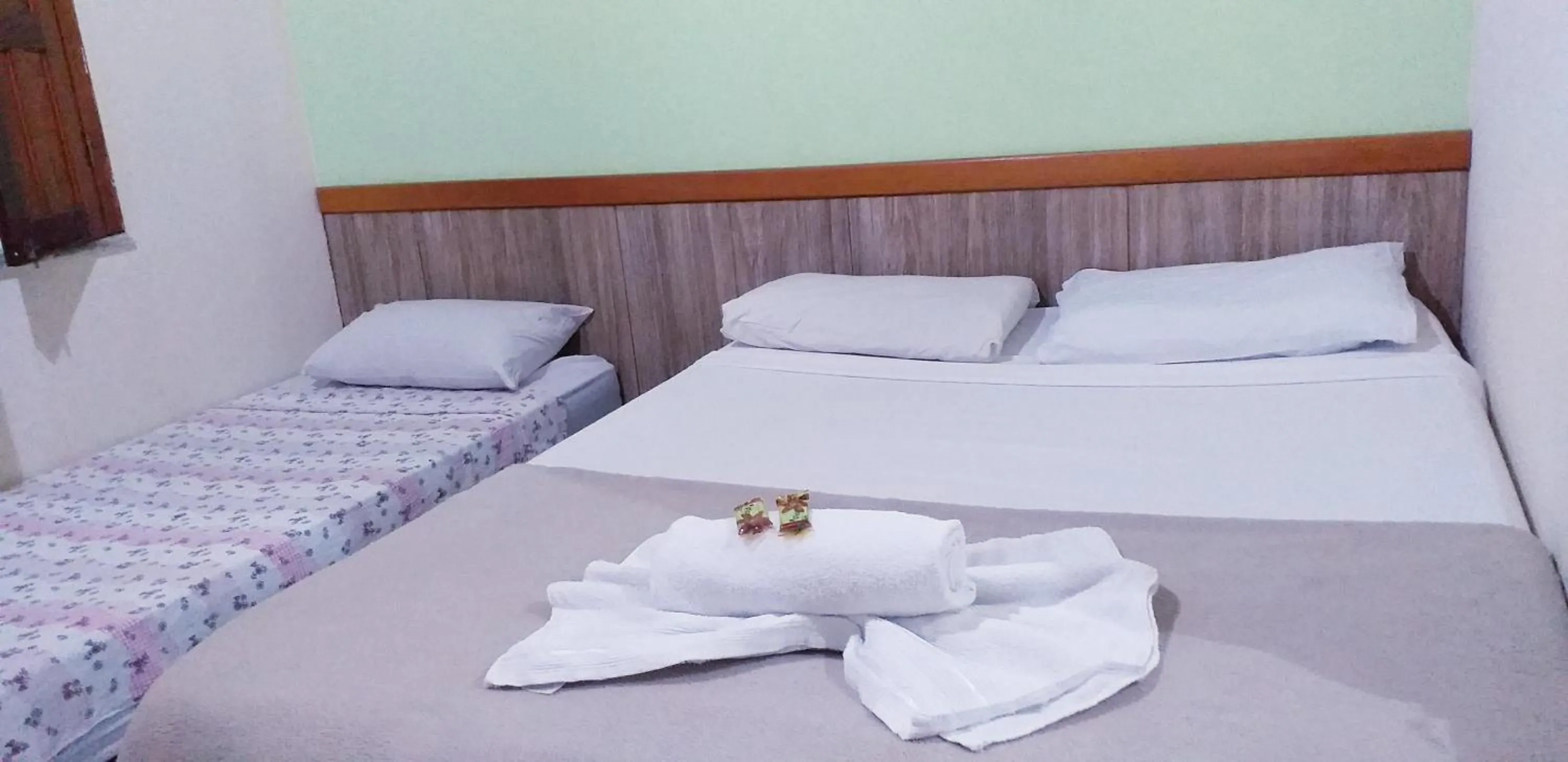 Bed in Pousada Campo Verde