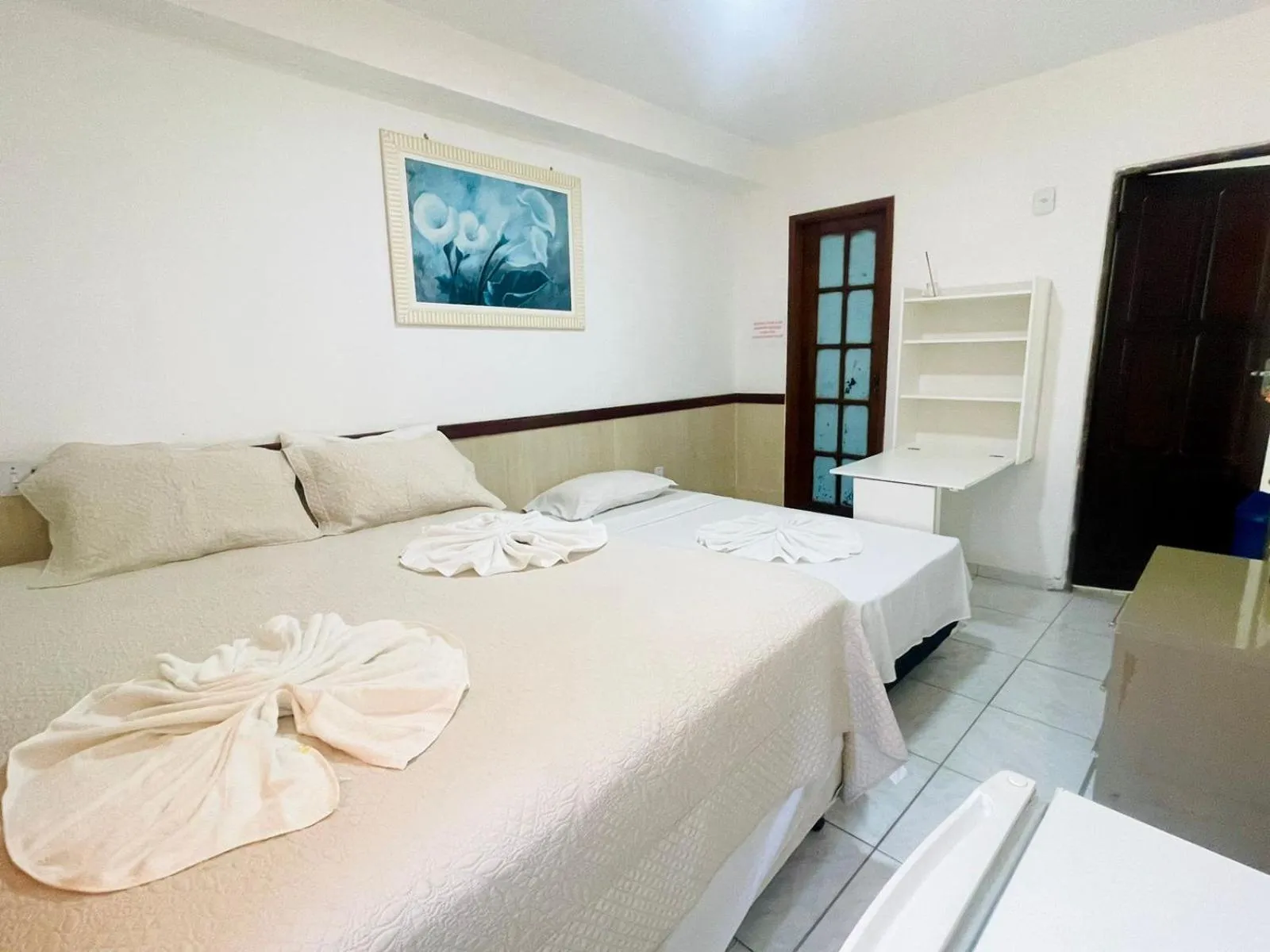 Bed in Pousada Campo Verde