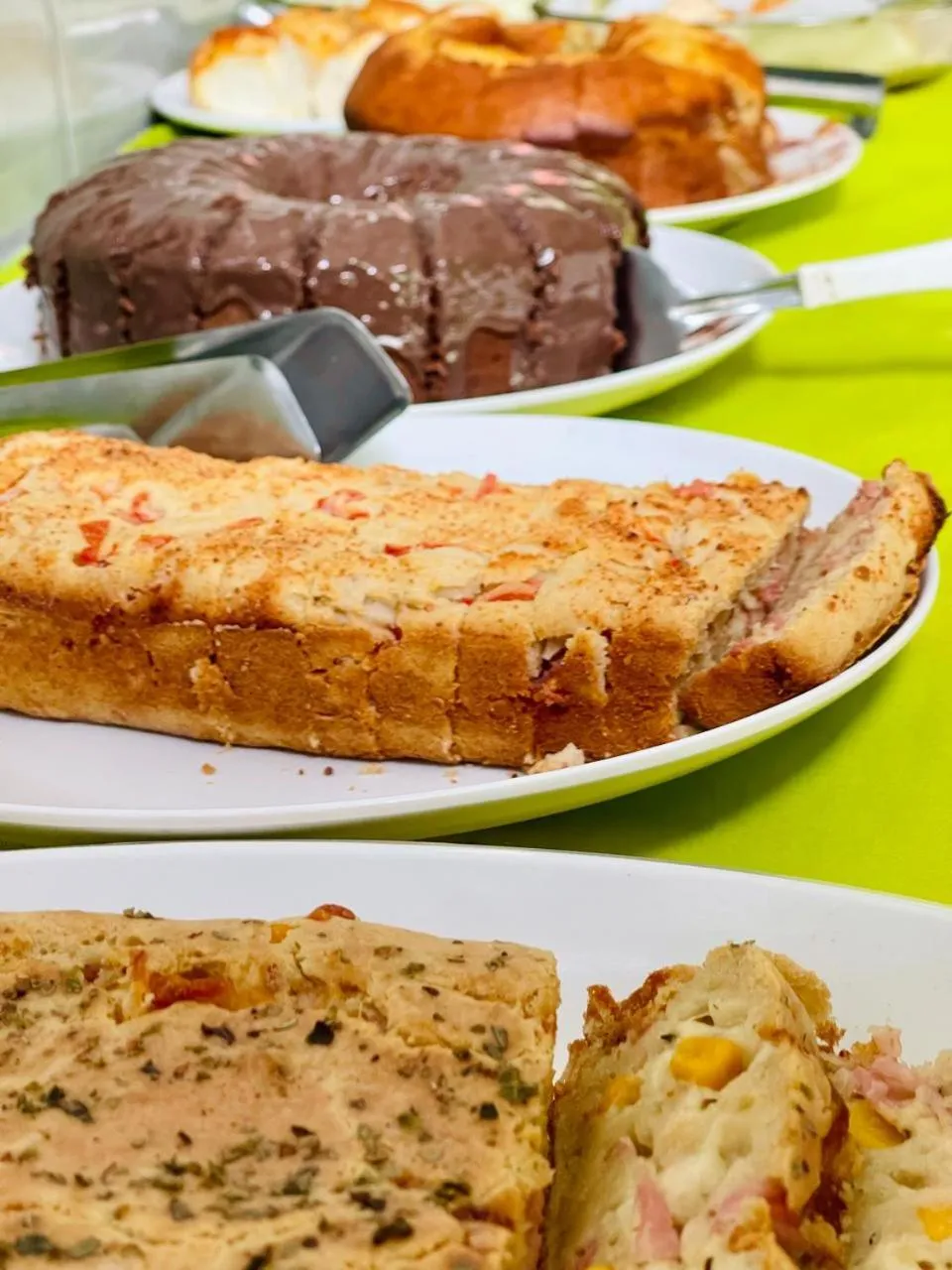 Buffet breakfast in Pousada Campo Verde