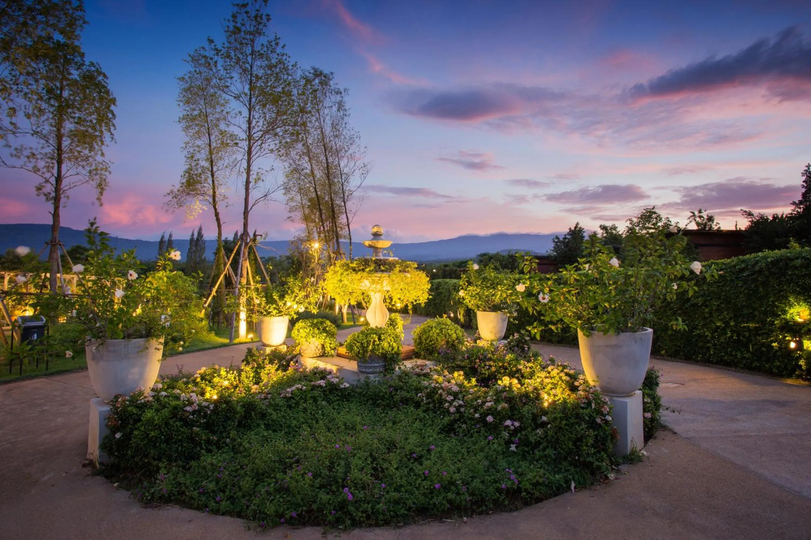 Sunset in Limon Villa Khao Yai by SLH