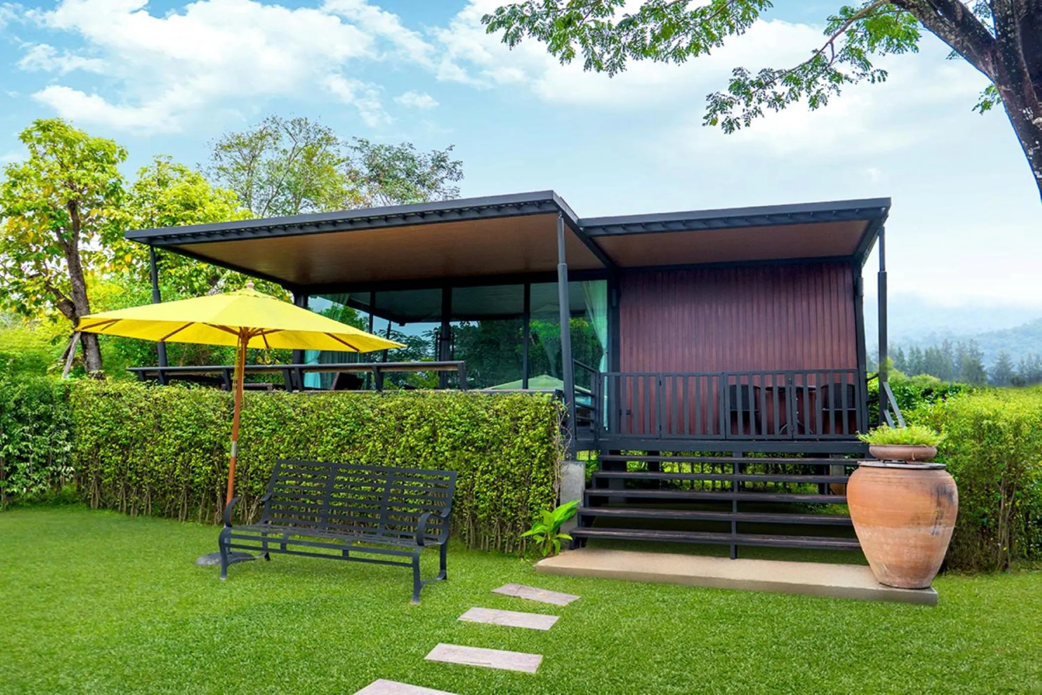 Garden in Limon Villa Khao Yai by SLH