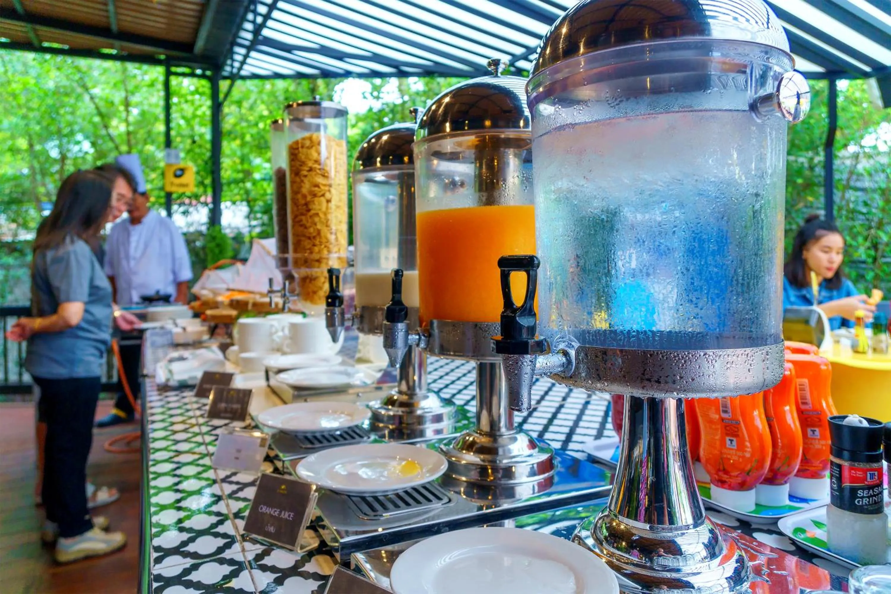 Buffet breakfast in Limon Villa Khao Yai by SLH