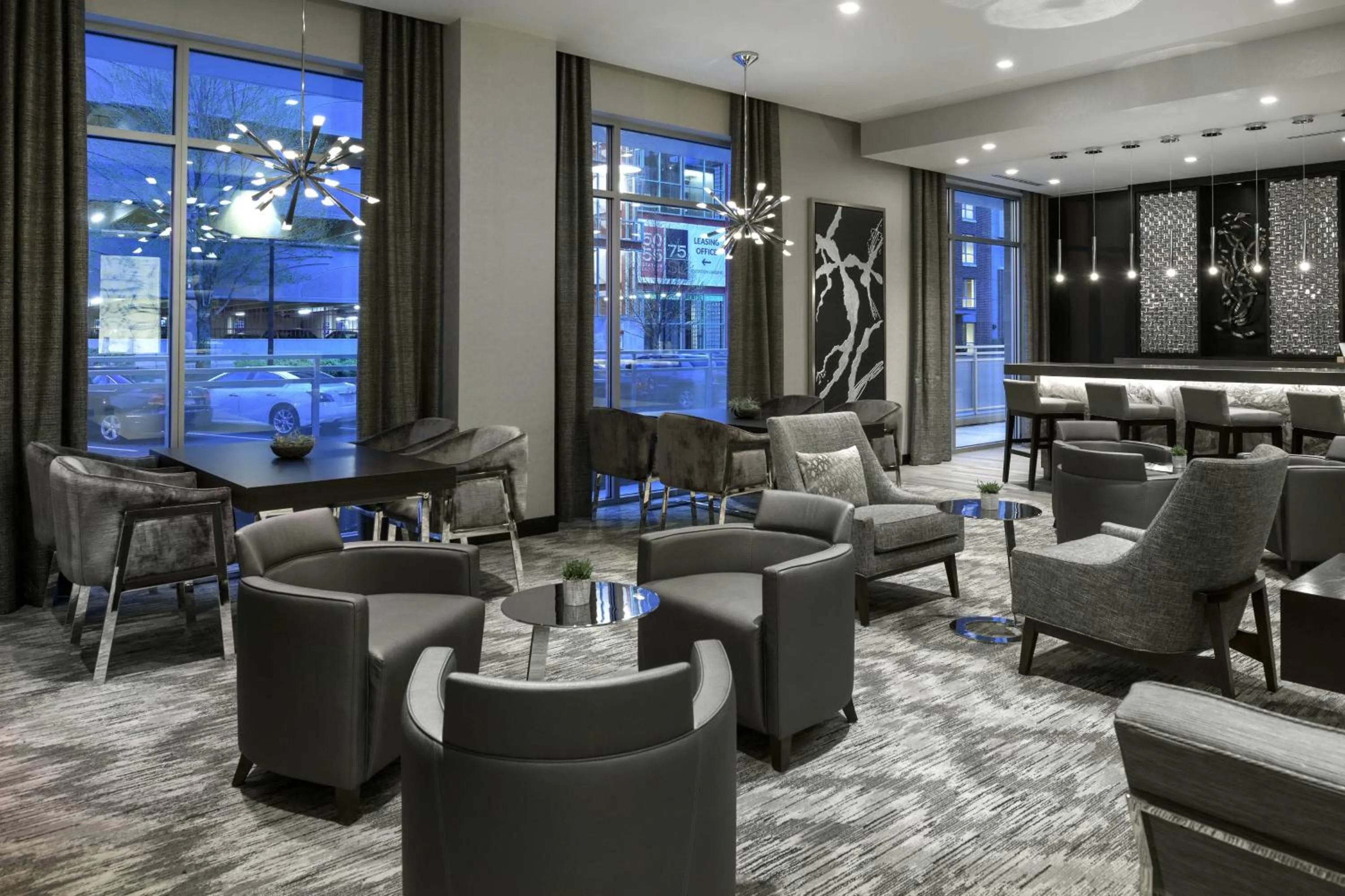 Lounge or bar in AC Hotel by Marriott Boston North