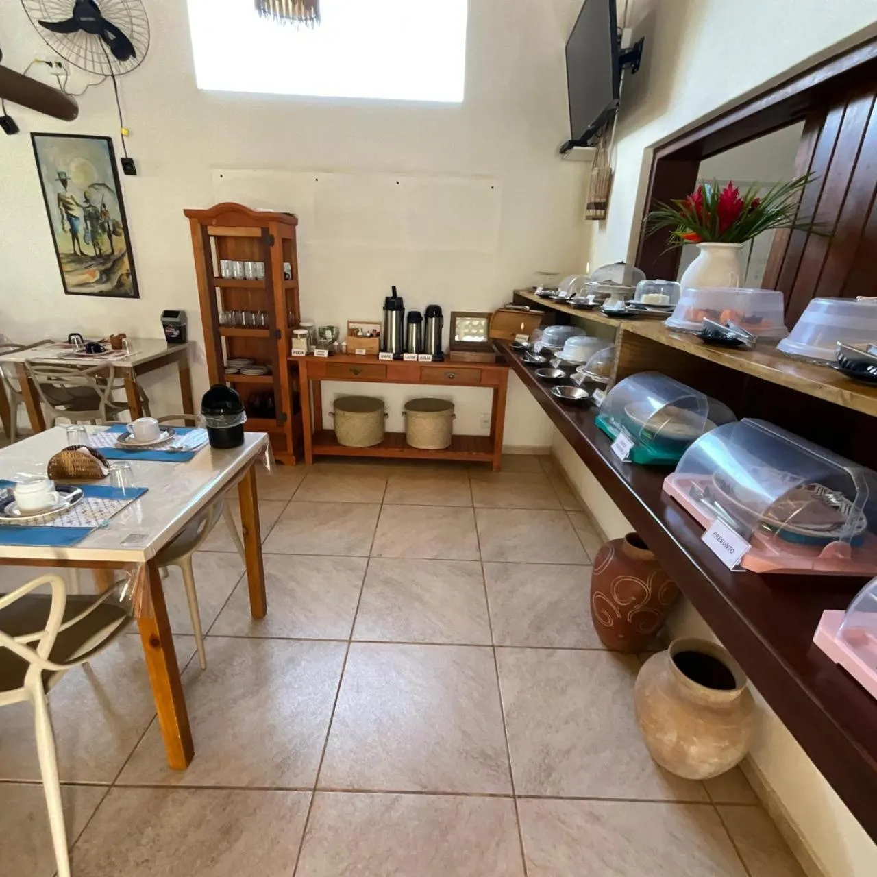 Coffee/tea facilities in Pousada Pandoro