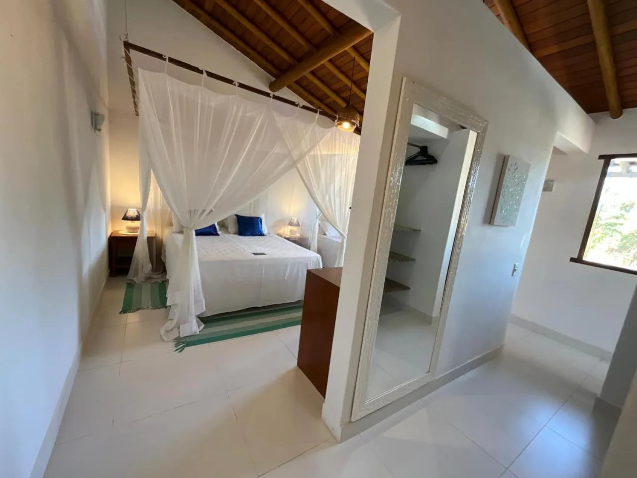 Bed in Pousada Pandoro