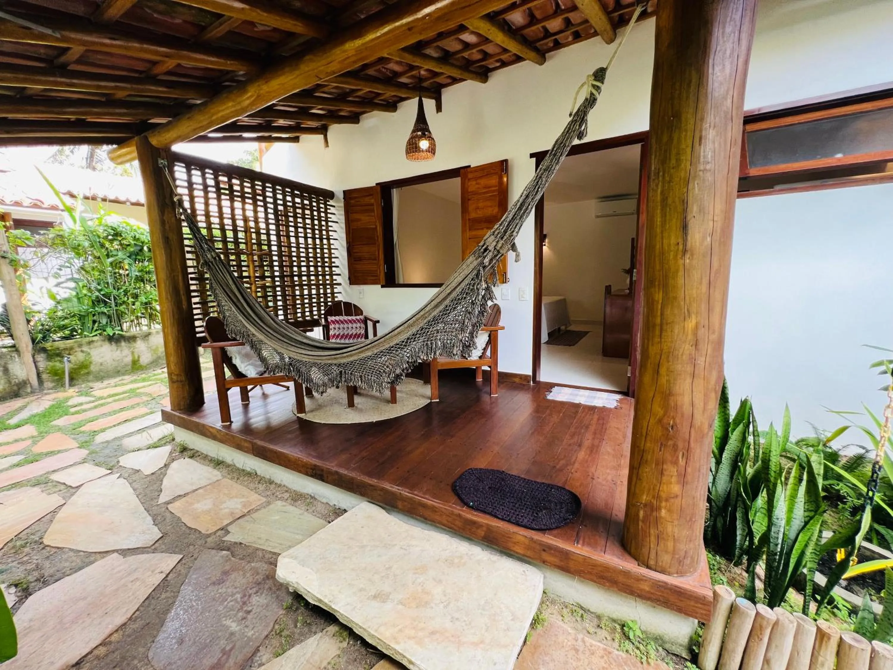 Patio in Pousada Pandoro