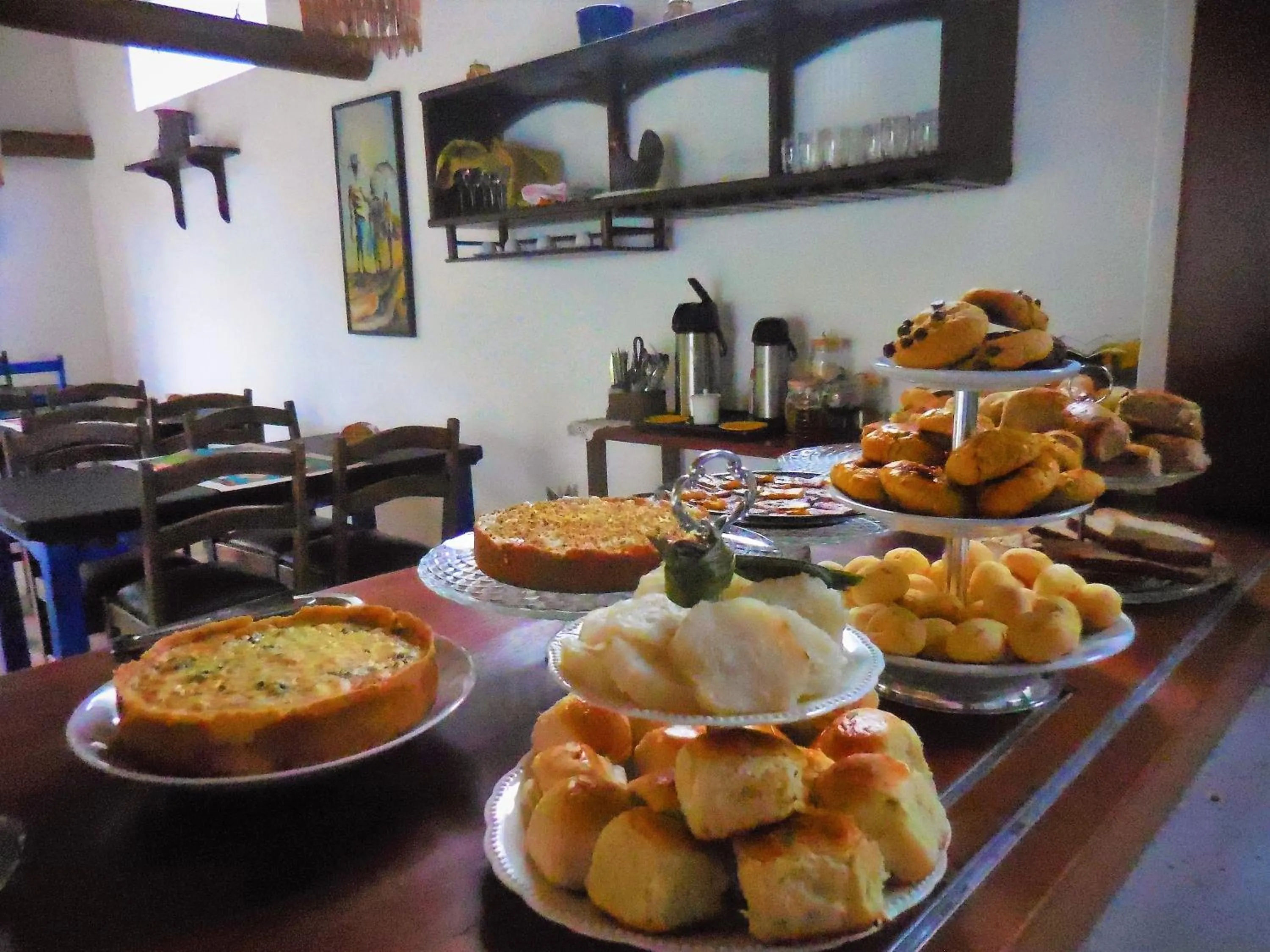 Continental breakfast in Pousada Pandoro