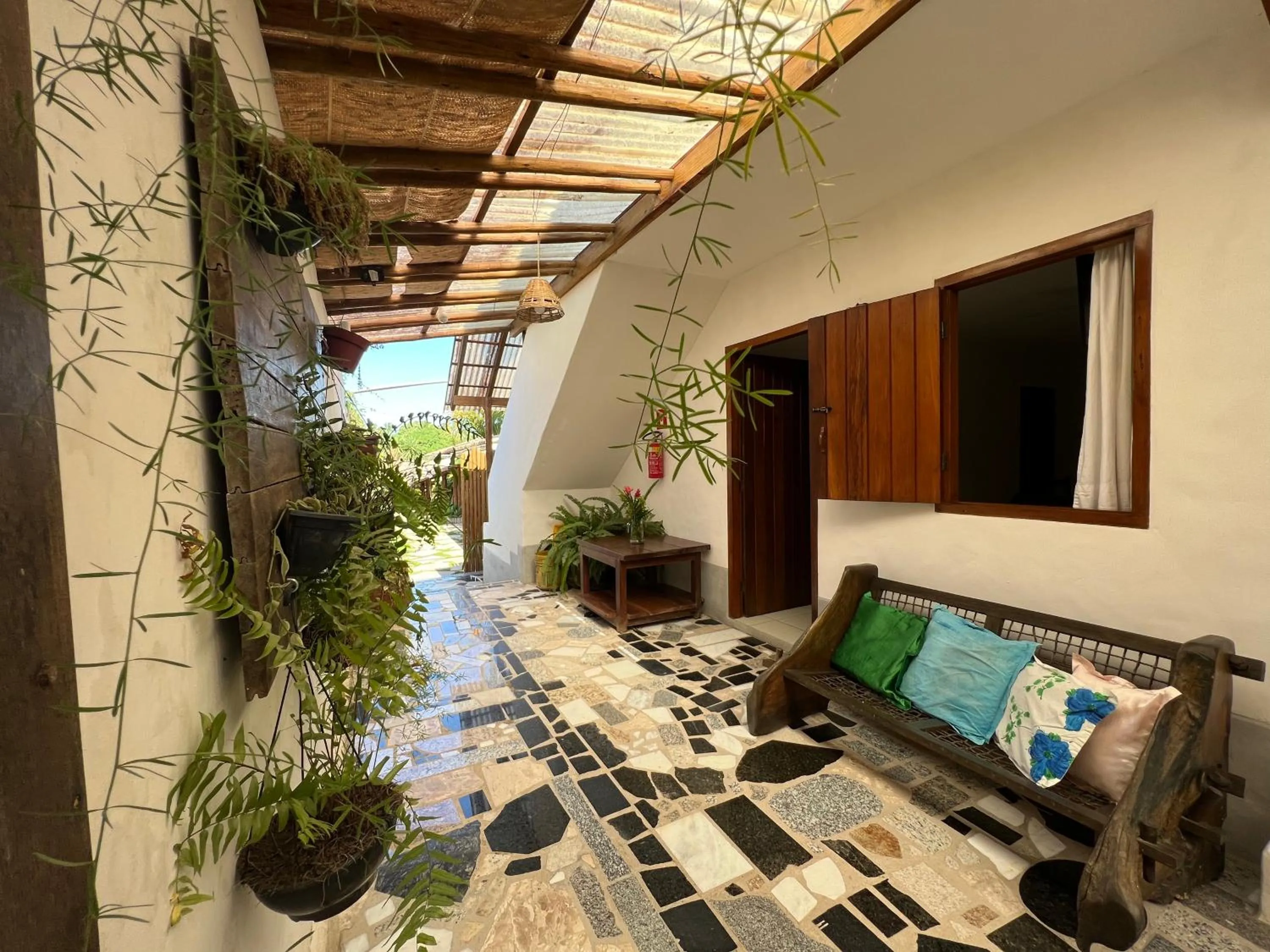 Patio in Pousada Pandoro