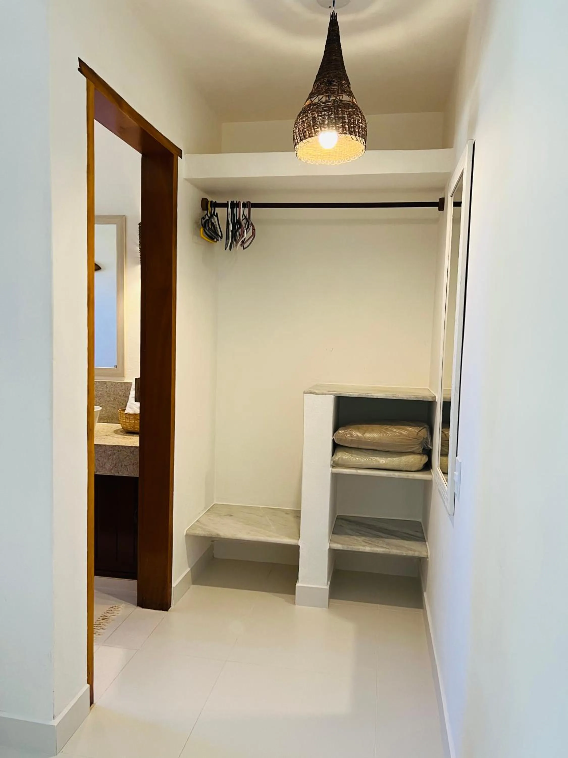 Bathroom, Bed in Pousada Pandoro