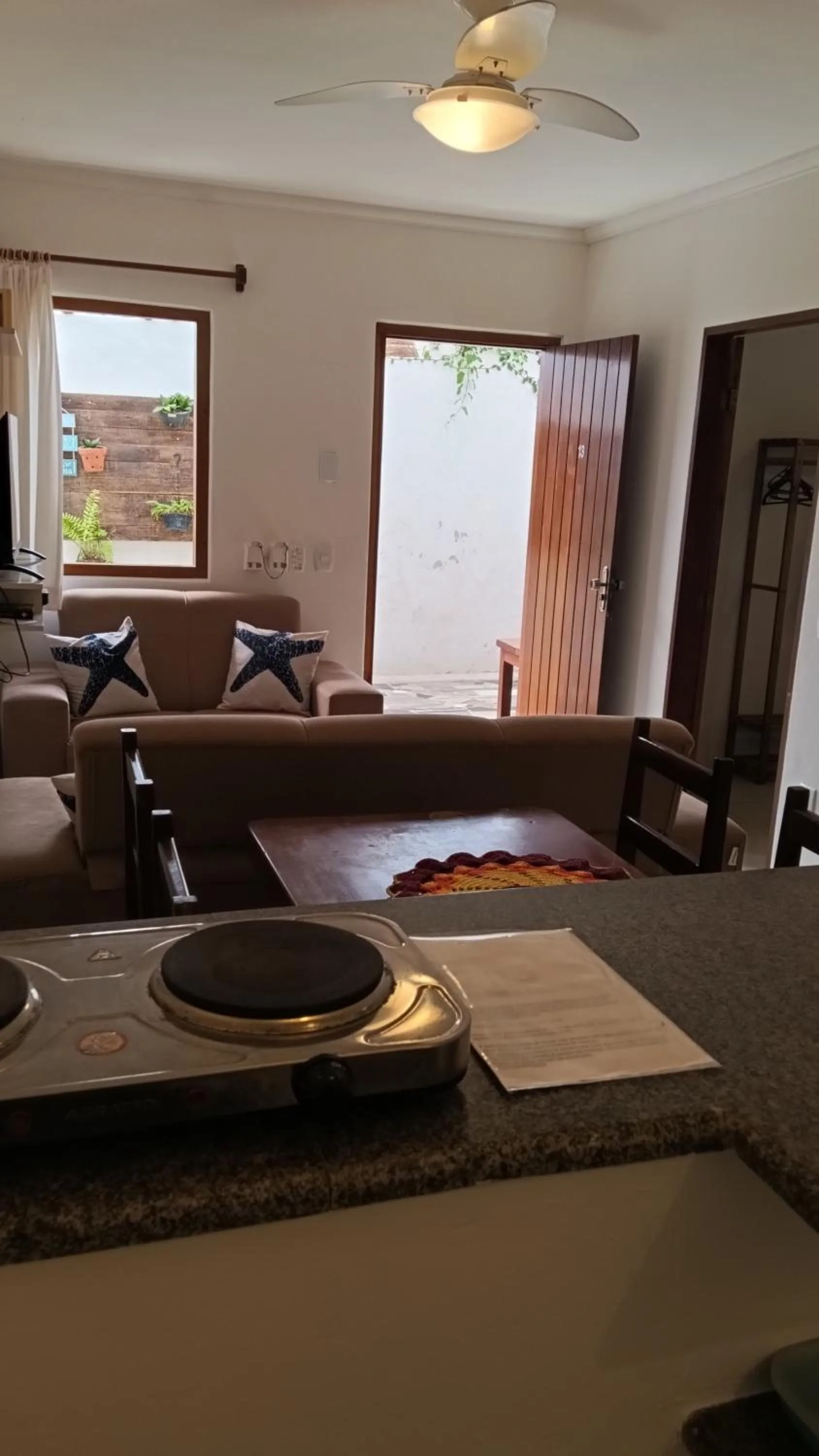 Living room in Pousada Pandoro