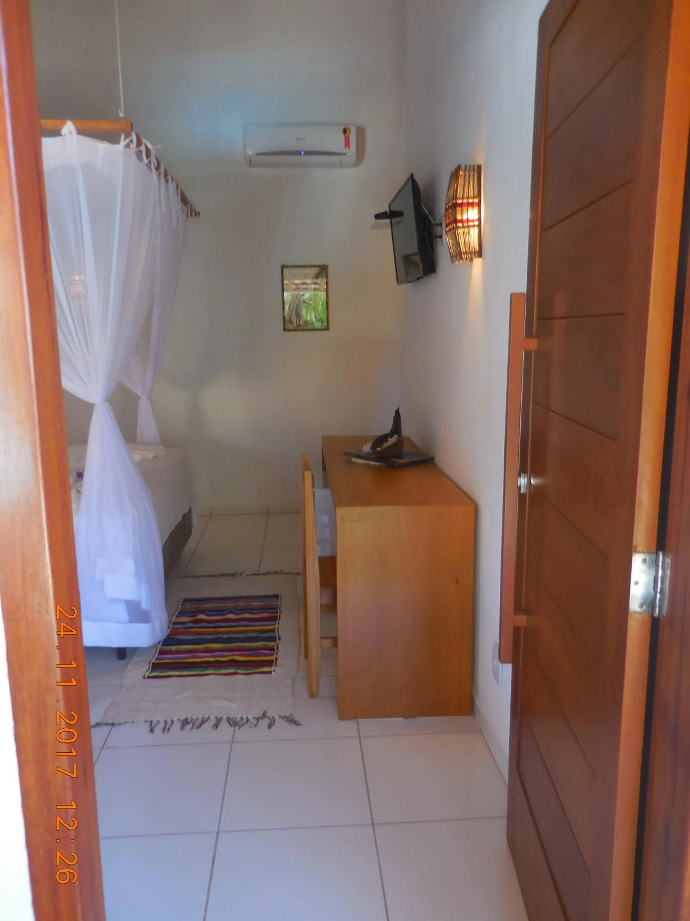 Decorative detail, Bed in Pousada Pandoro