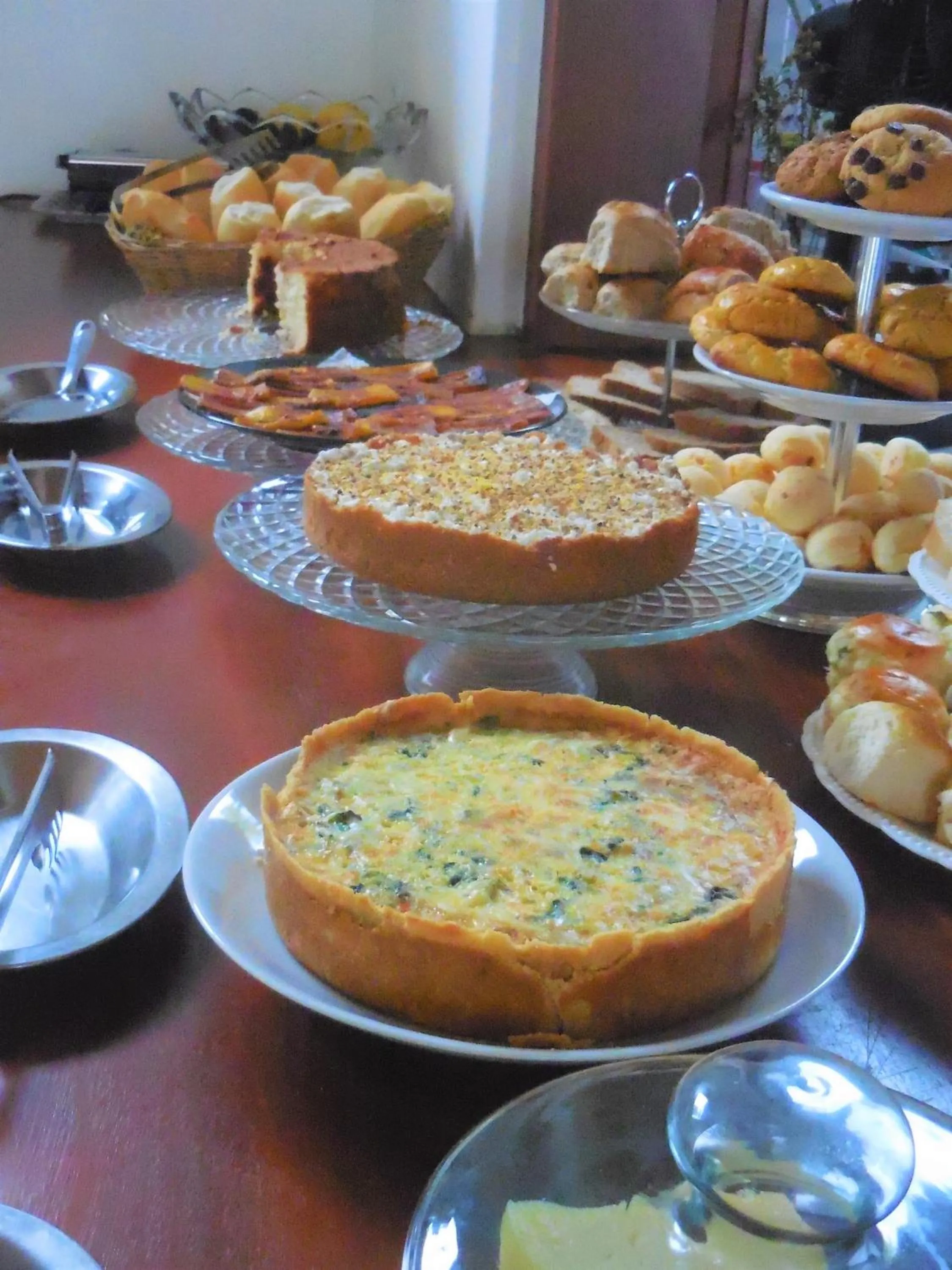 Continental breakfast in Pousada Pandoro