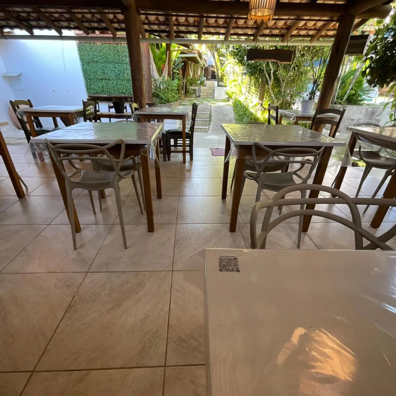 Dining area in Pousada Pandoro
