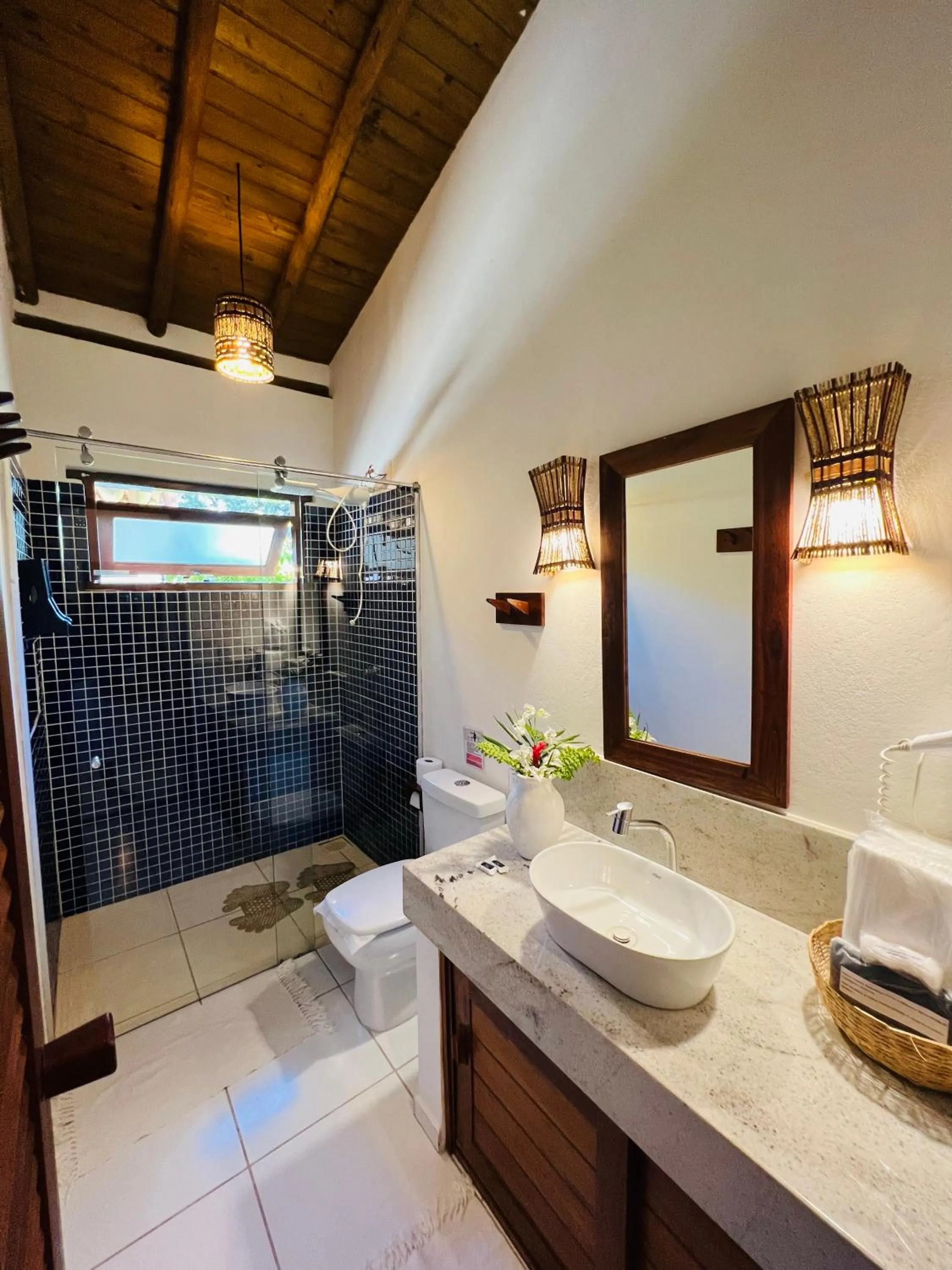 Shower in Pousada Pandoro